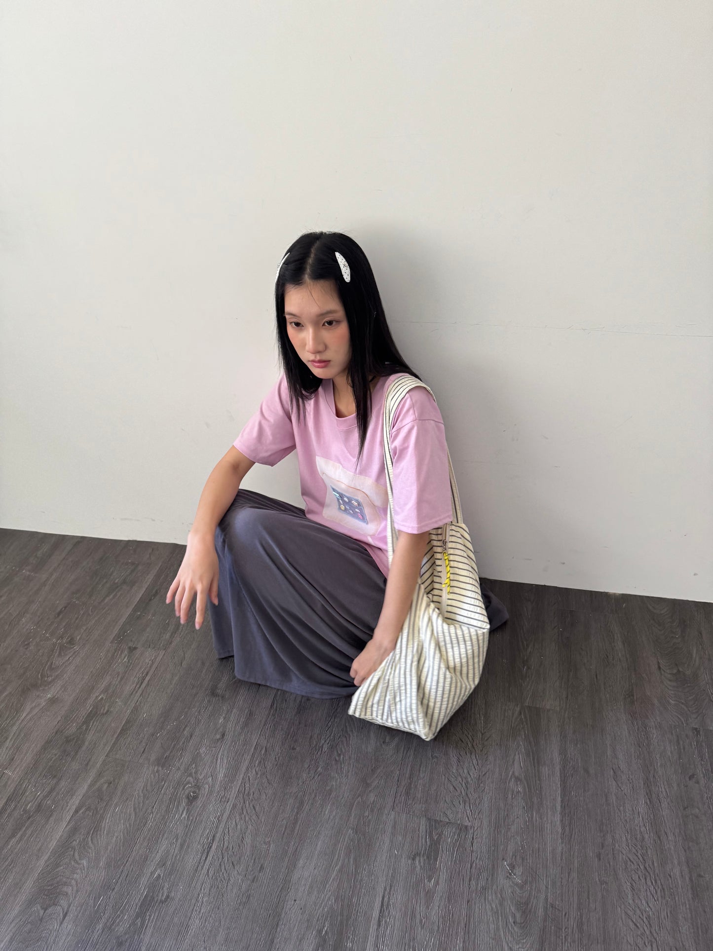 Oversized Striped Bag