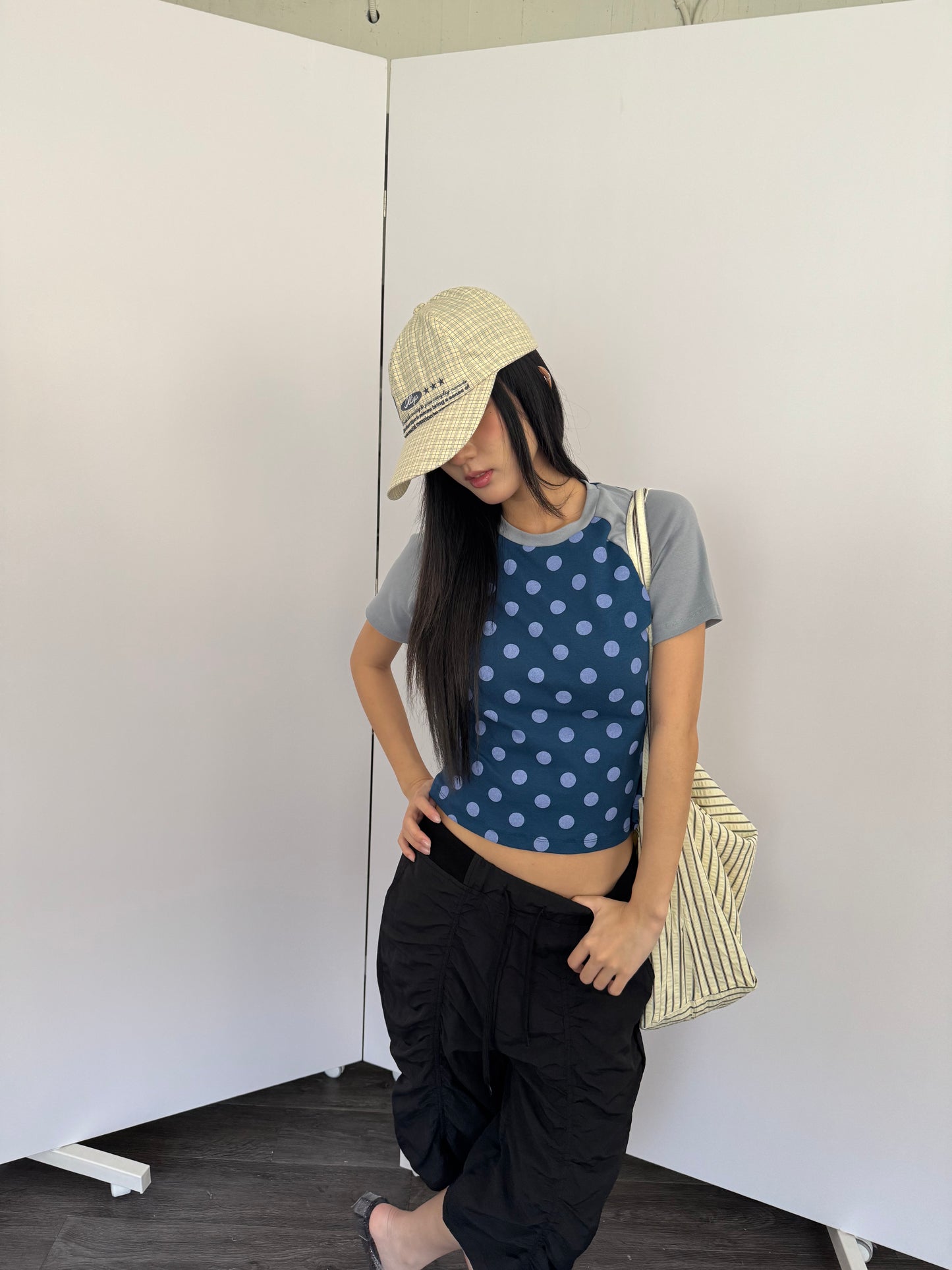Oversized Striped Bag