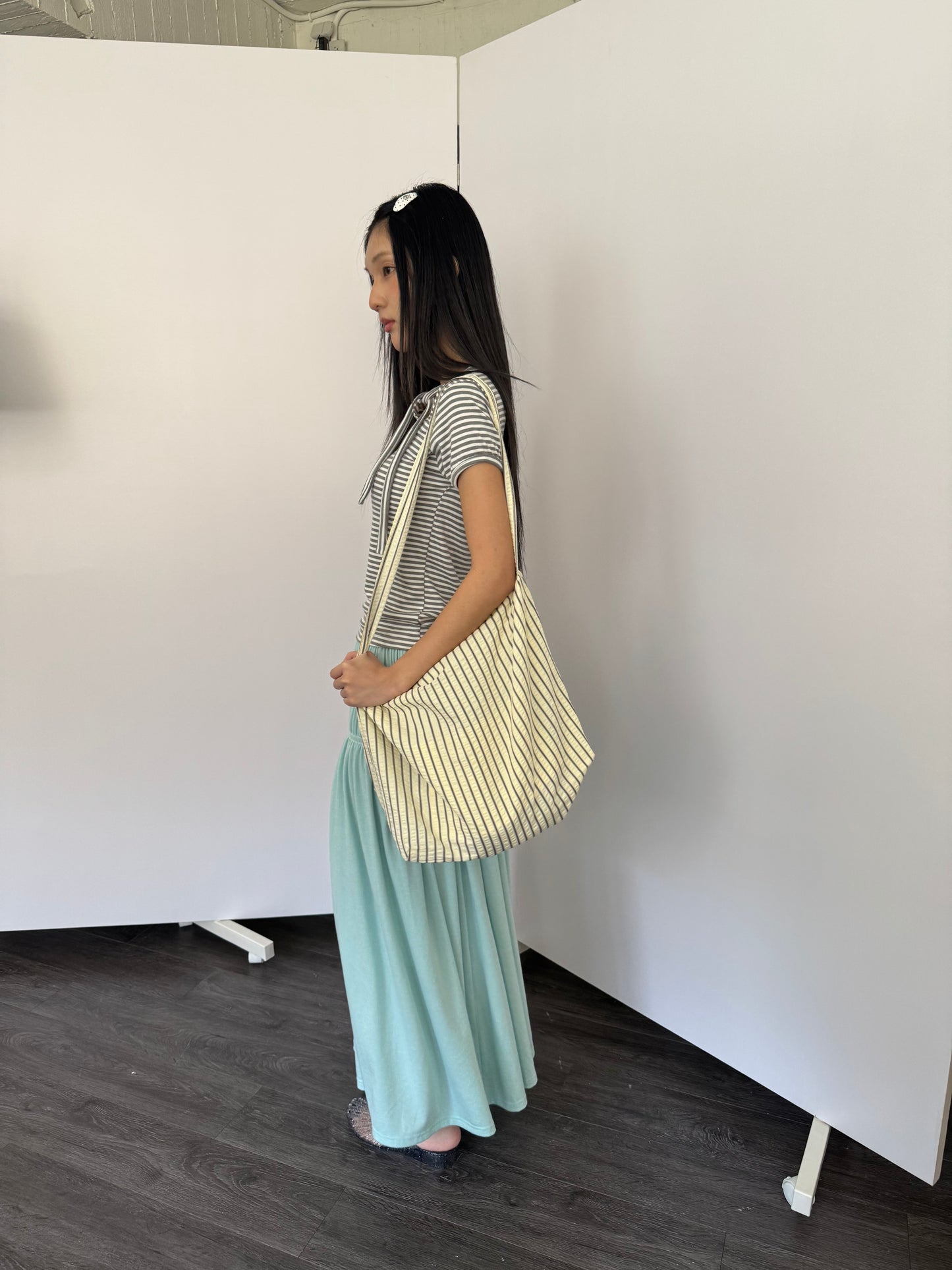 Oversized Striped Bag
