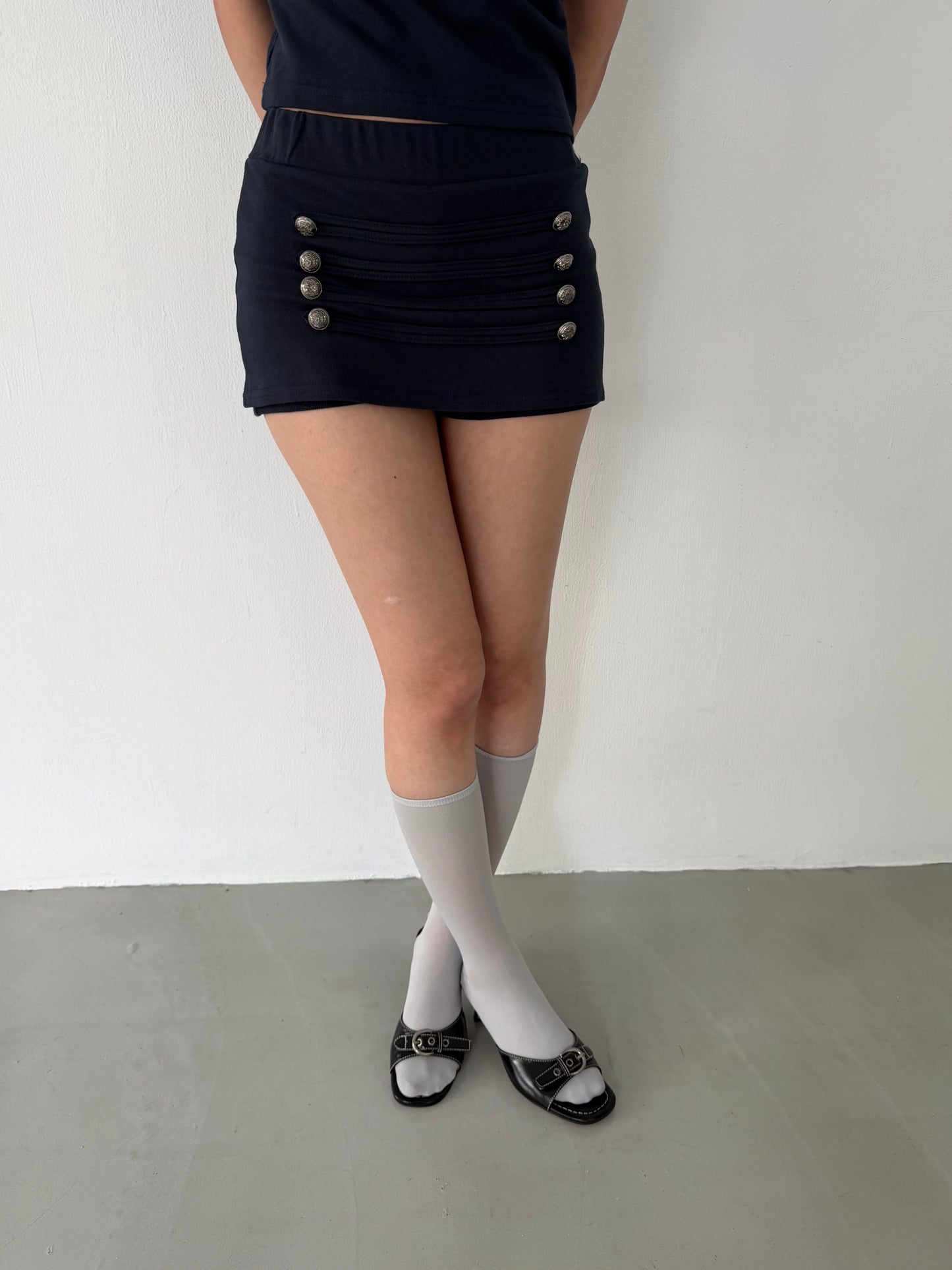 British style cotton shorts