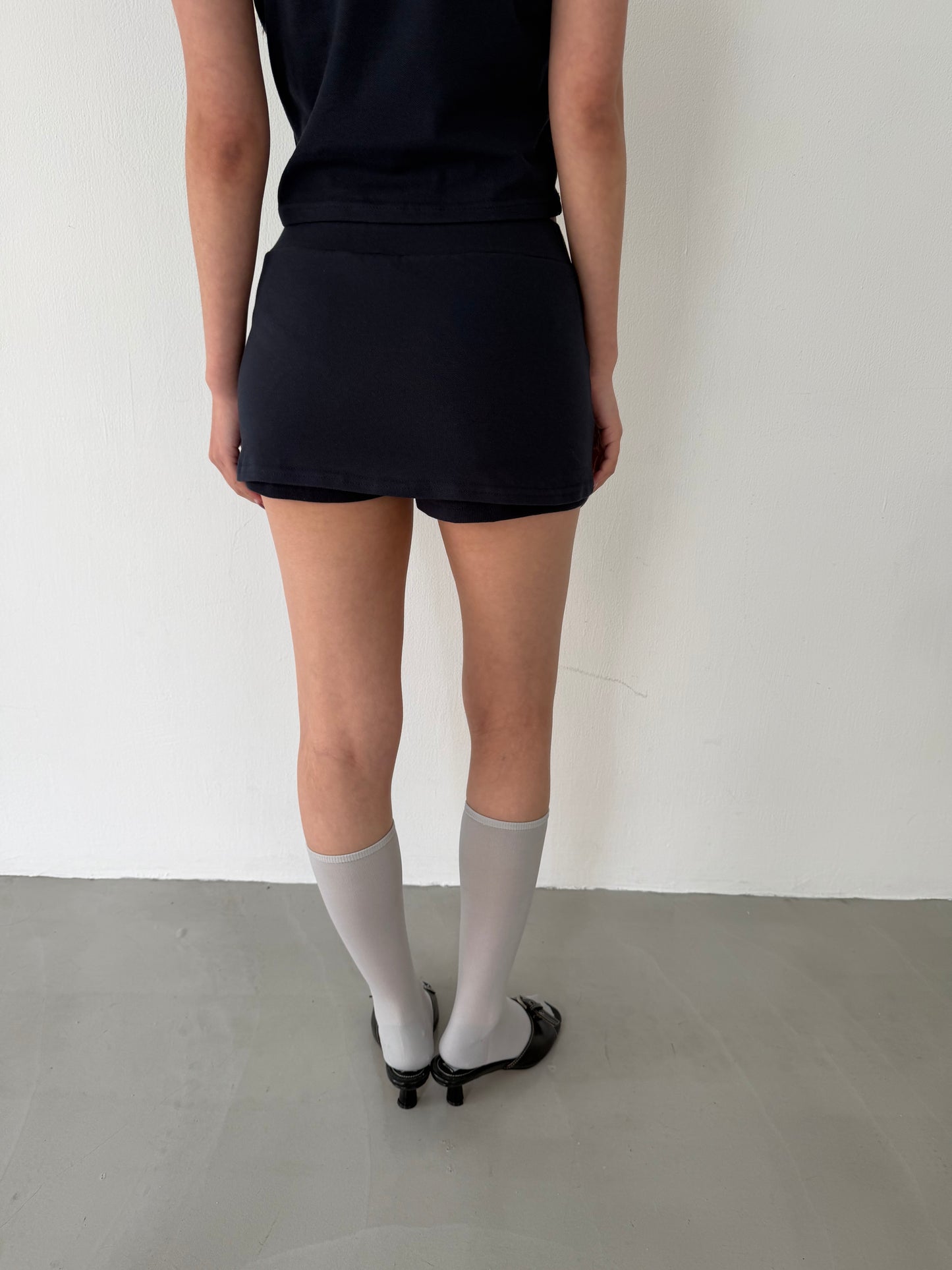 British style cotton shorts