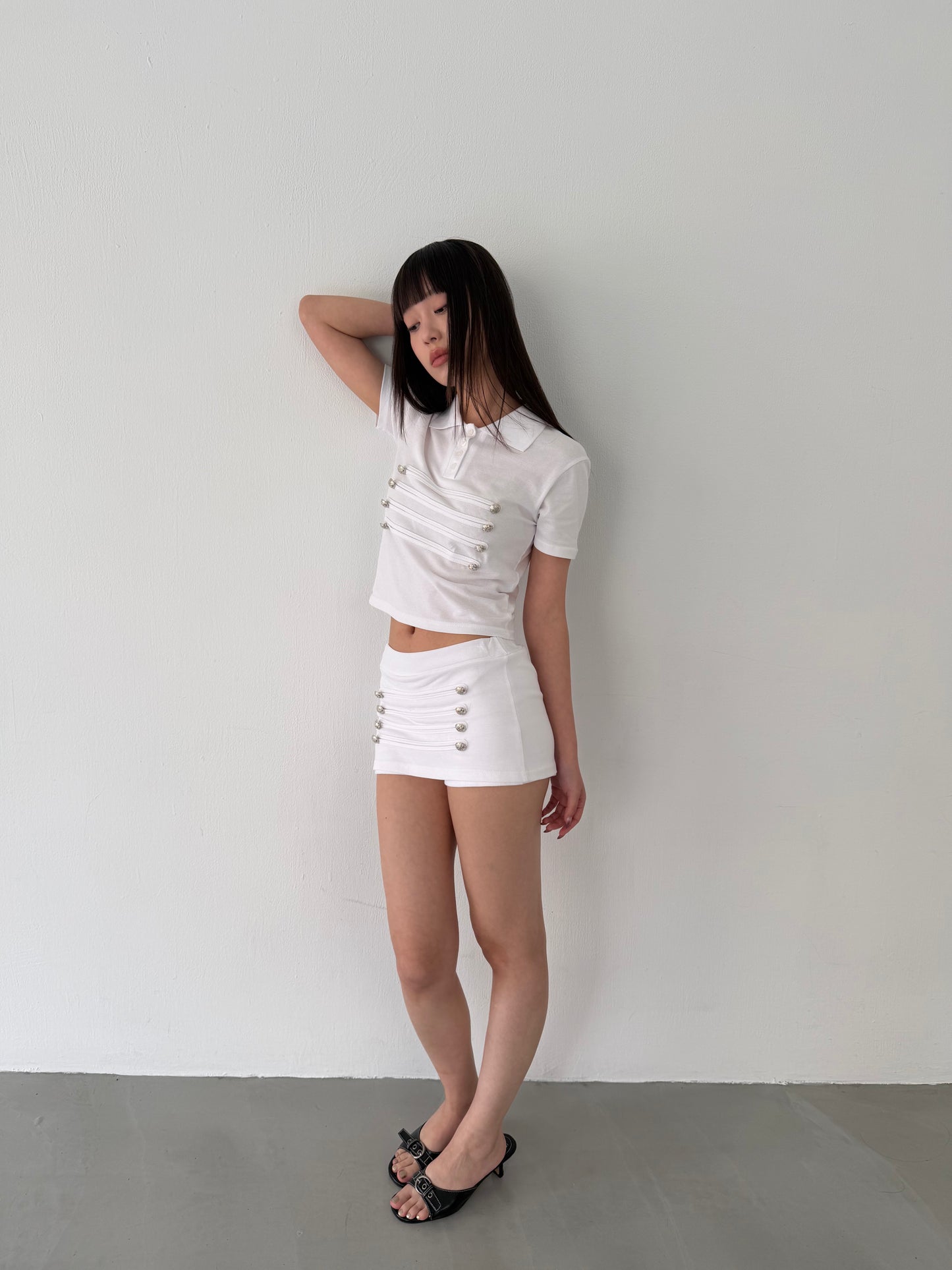British style cotton shorts