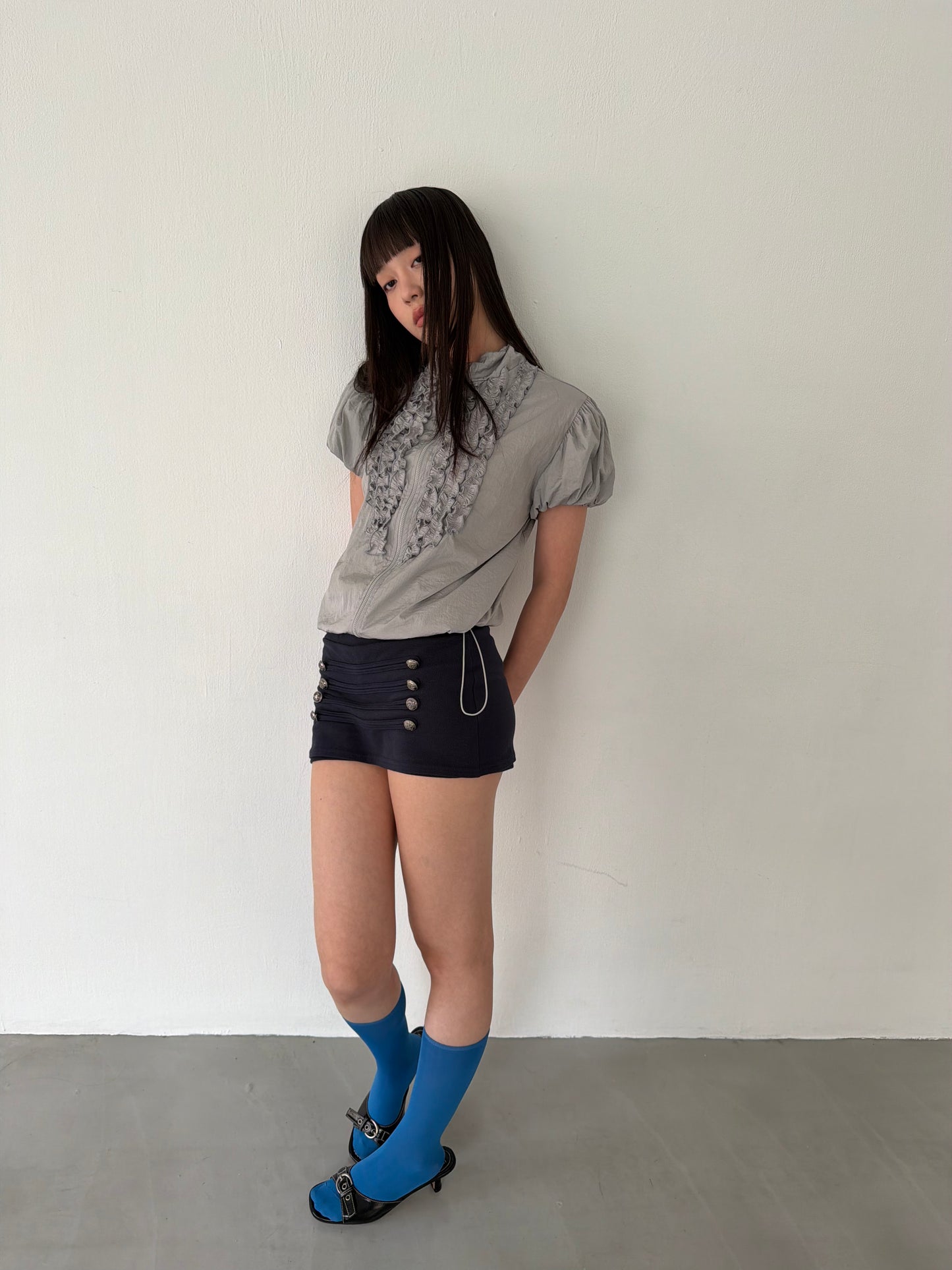 British style cotton shorts