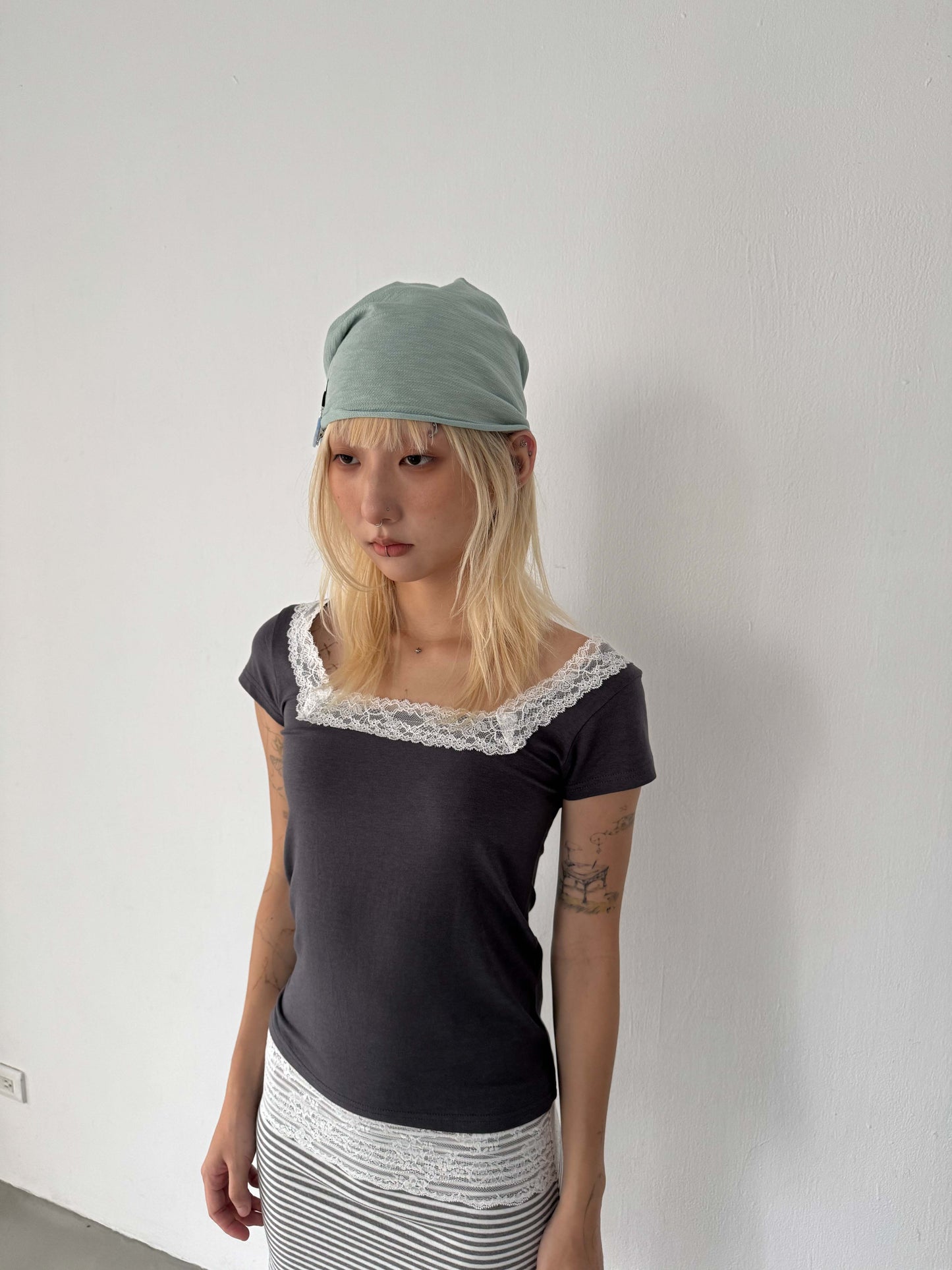 Cooling stacked hat