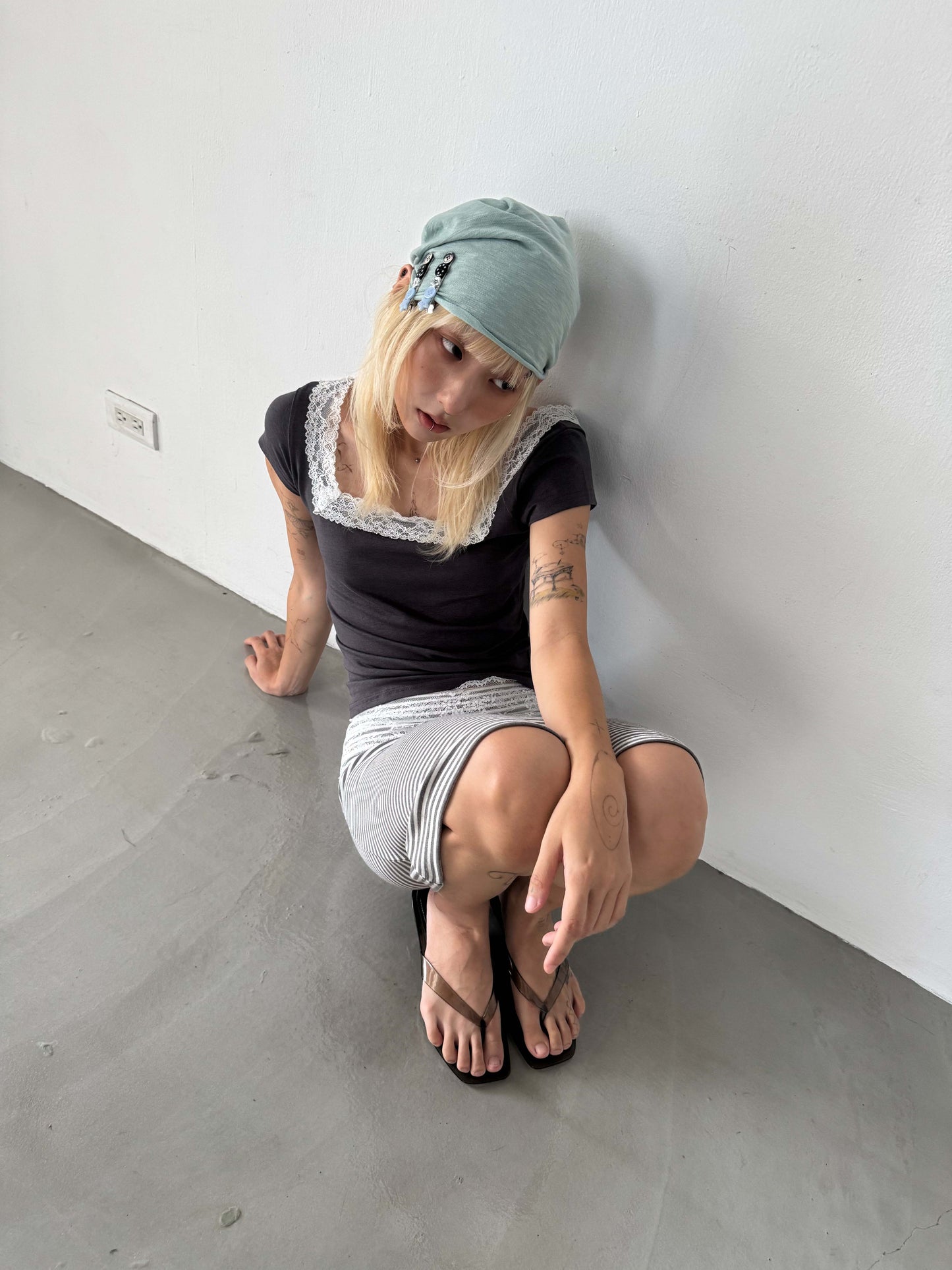 Cooling stacked hat