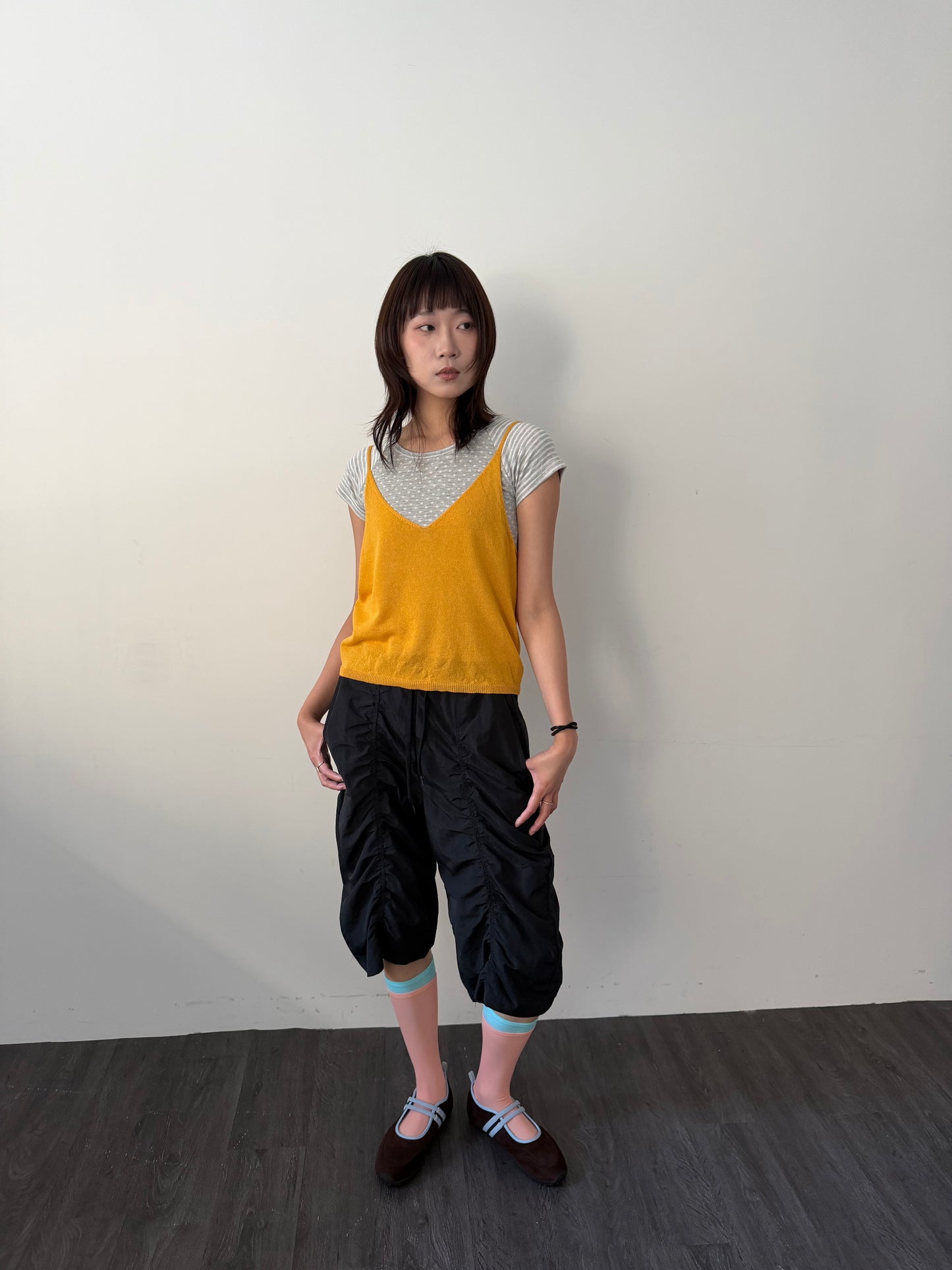 Breathable cotton and linen vest combination