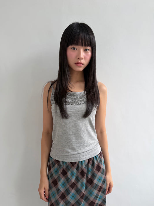 Pleated Tank Top