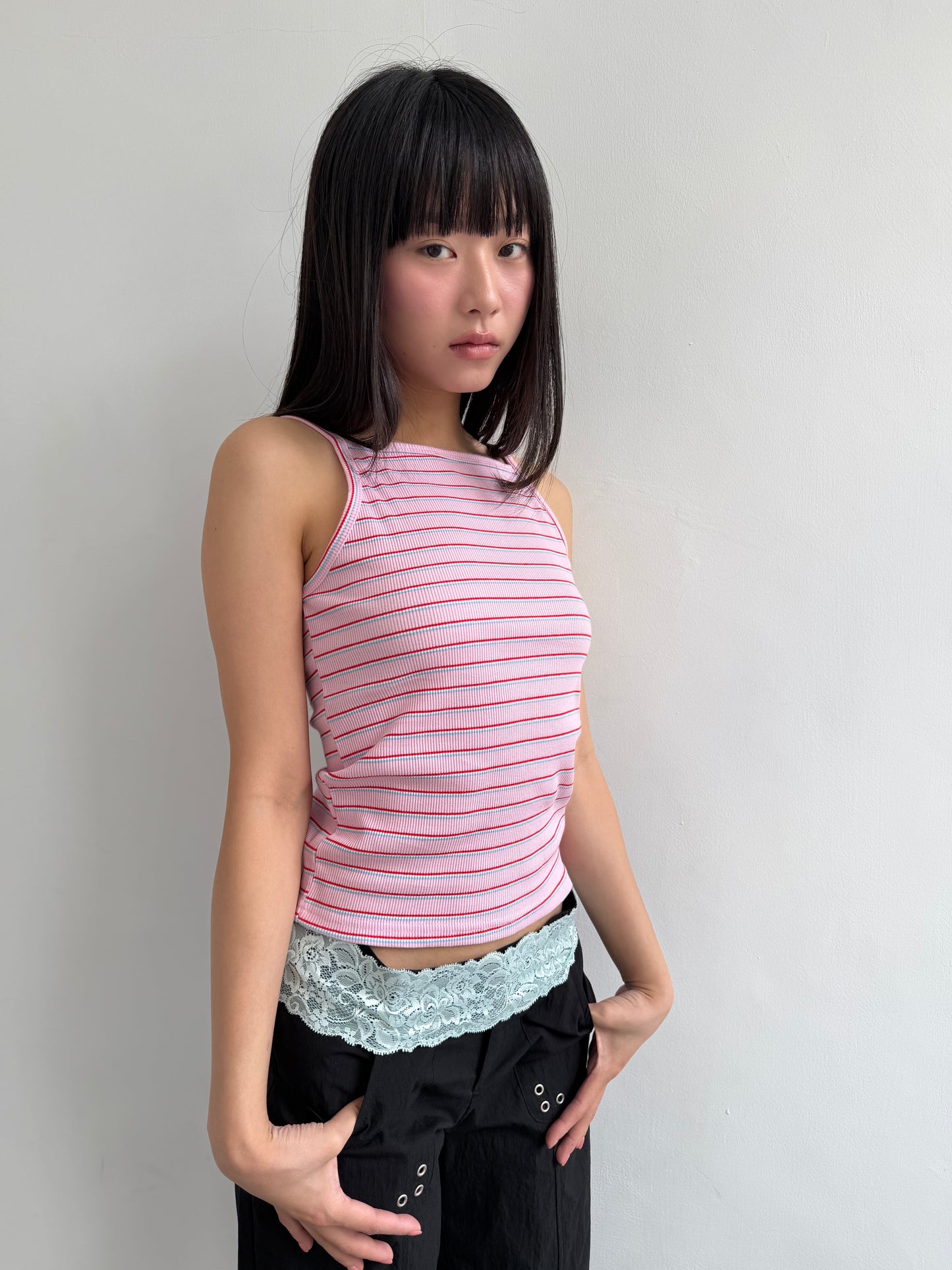 2-Way Striped Tank Top