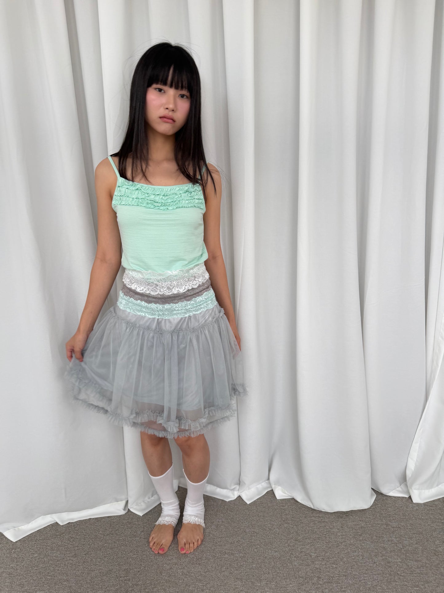 Pleated Tank Top