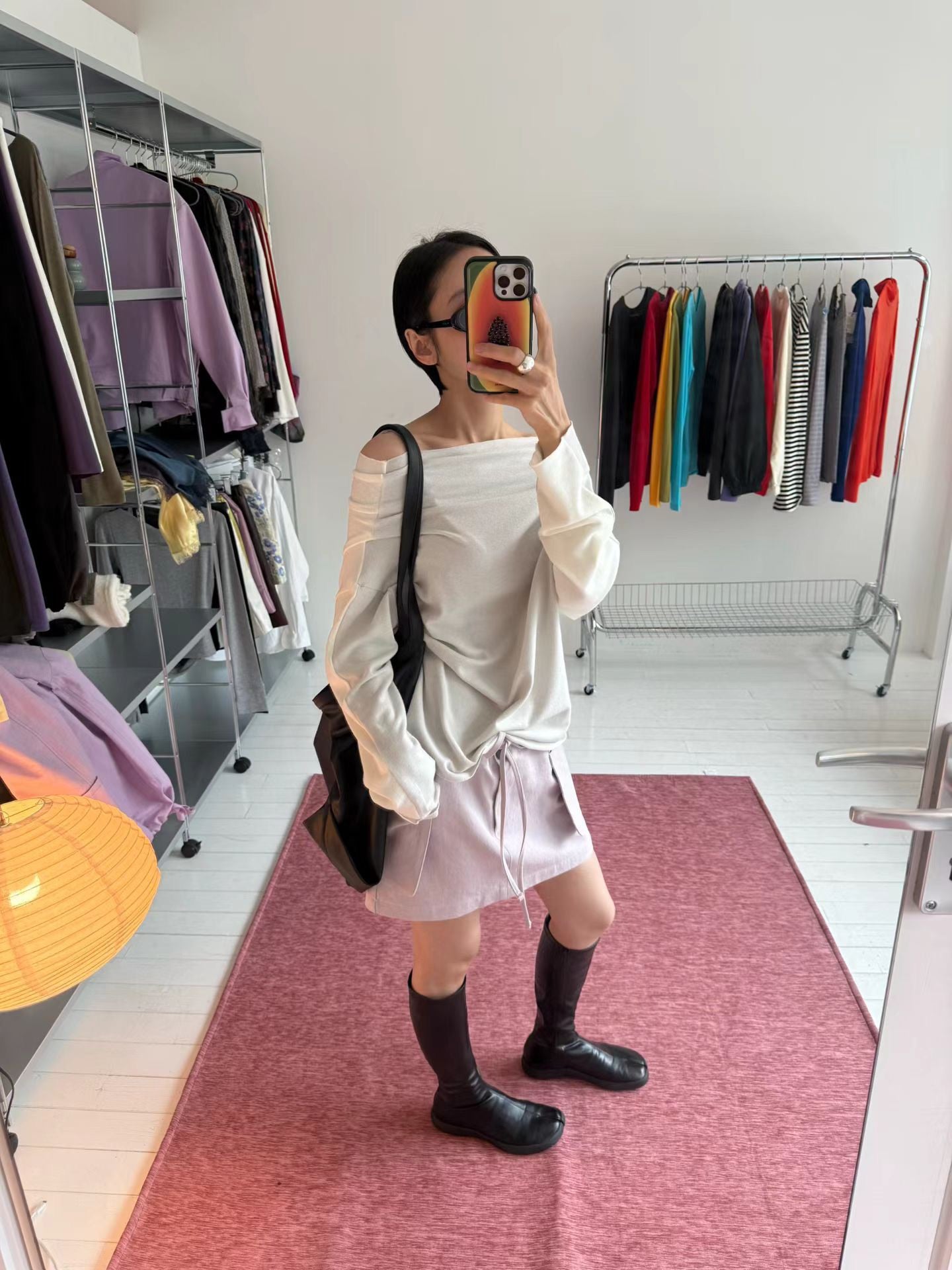 (8/31 收單） eee linsey angora off shoulder sleeved t