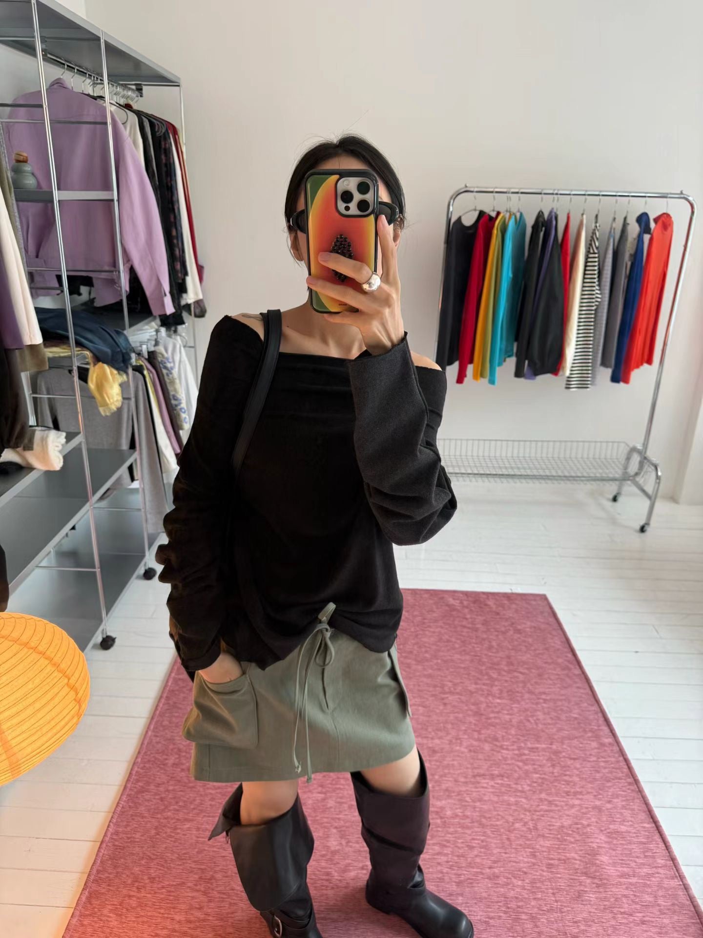 (8/31 收單） eee linsey angora off shoulder sleeved t