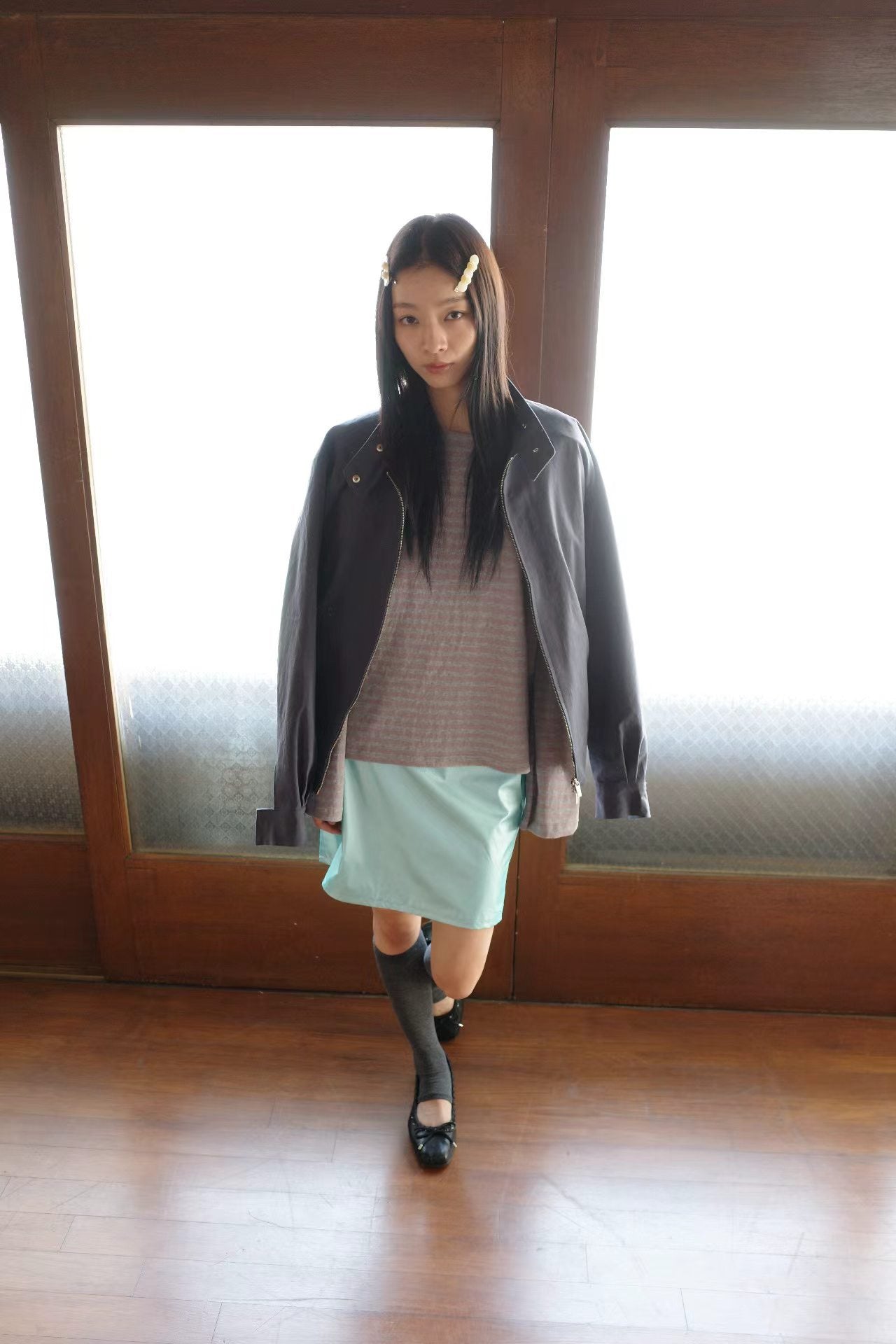 (8/31 收單） eee blueberry workwear blouson