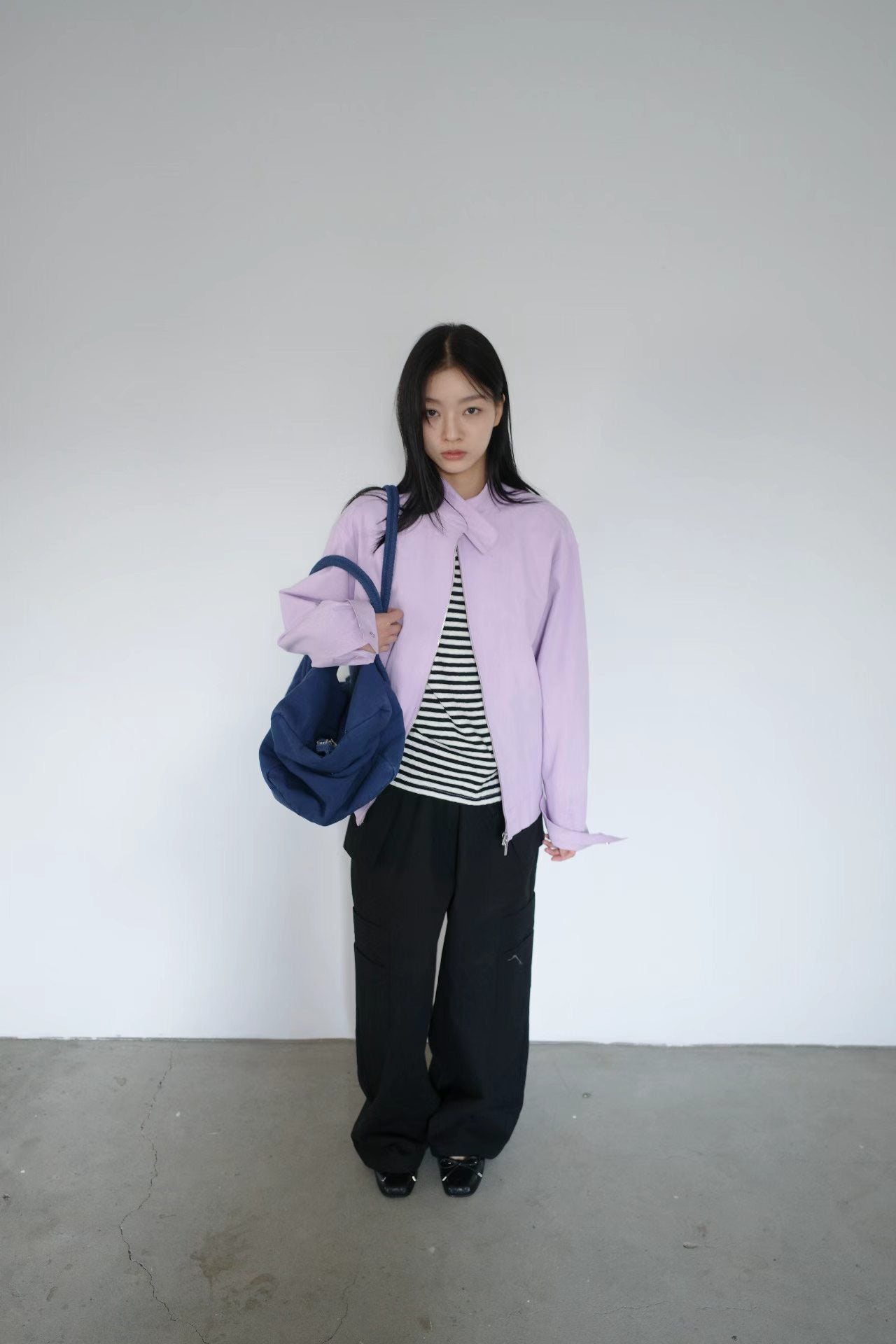 (8/31  收單） eee veronica color button stripe t shirt