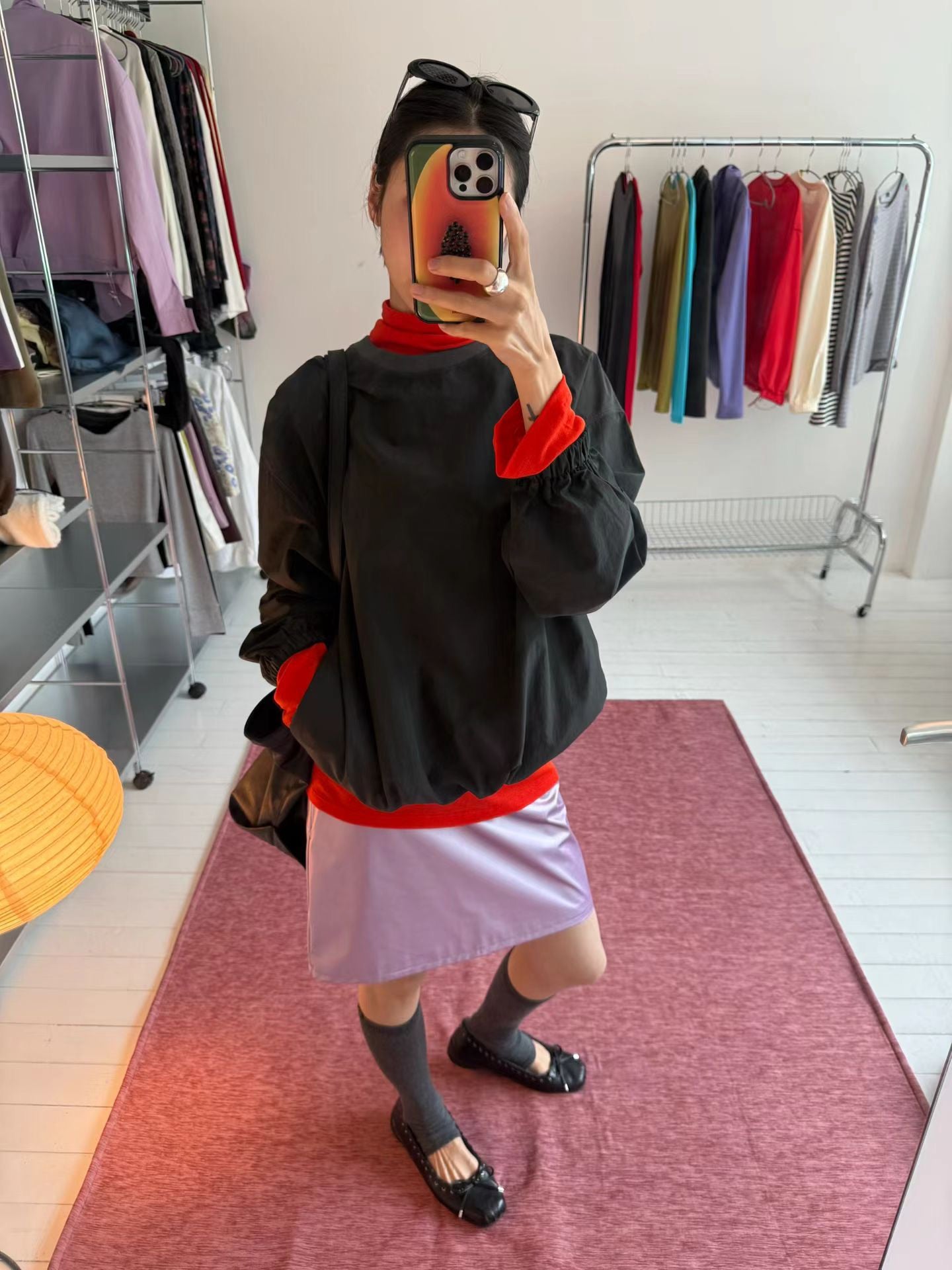 (8/31 收單） eee somebody pearl banding skirt