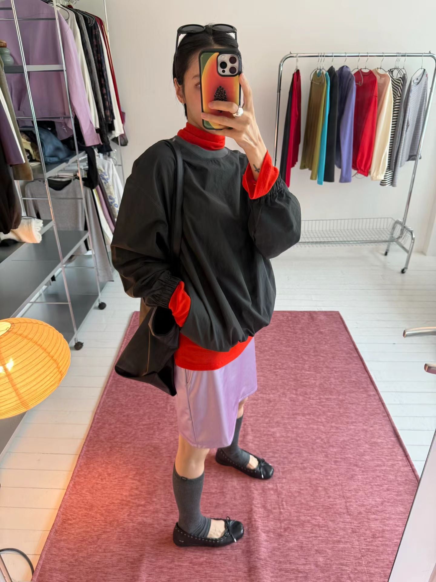 (8/31 收單） eee somebody pearl banding skirt