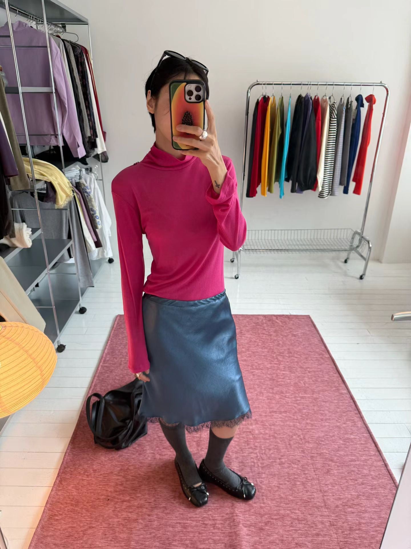 (8/31 收單） eee raulee merino wool half neck long sleeved t shirt