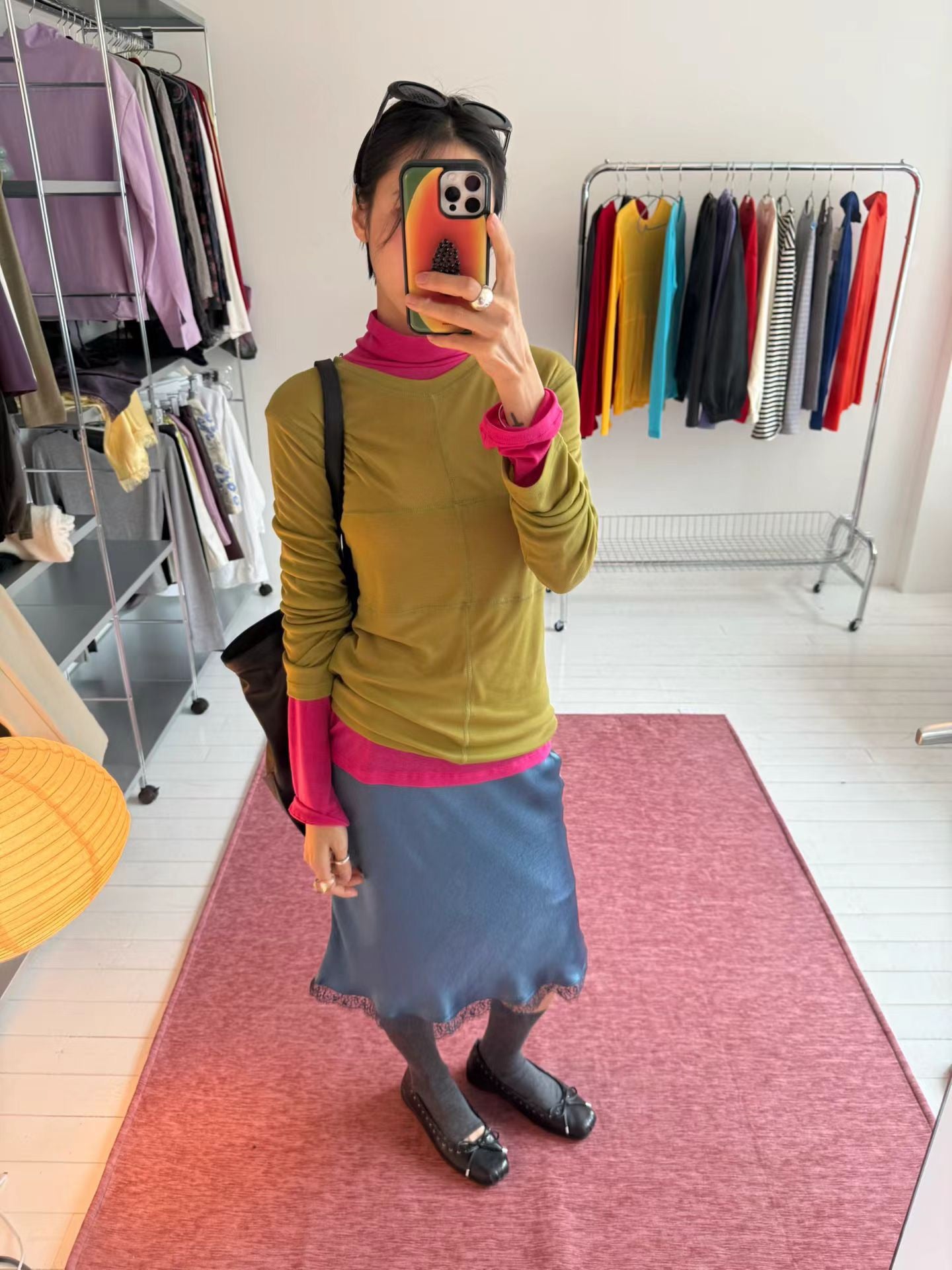 (8/31 收單） eee raulee merino wool half neck long sleeved t shirt