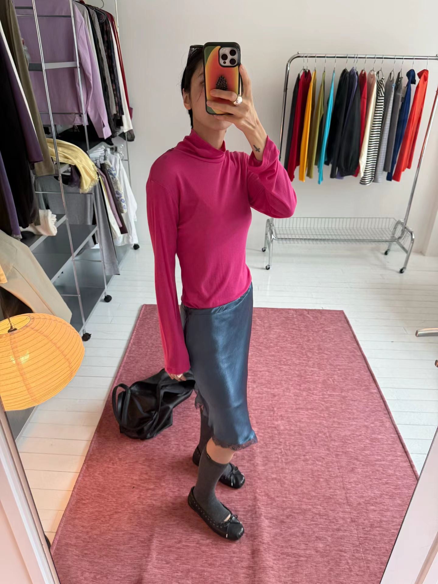(8/31 收單） eee raulee merino wool half neck long sleeved t shirt