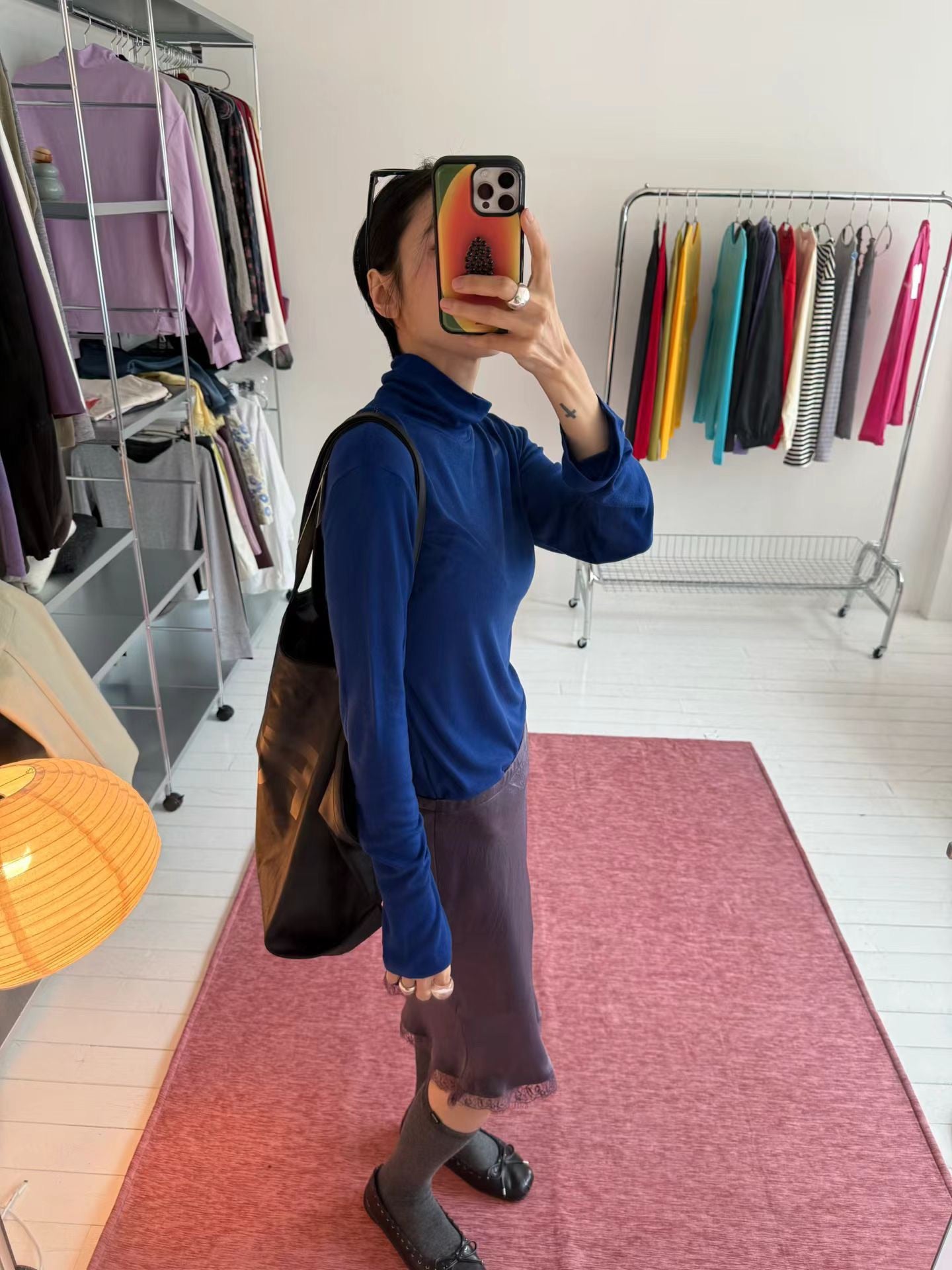 (8/31 收單） eee raulee merino wool half neck long sleeved t shirt