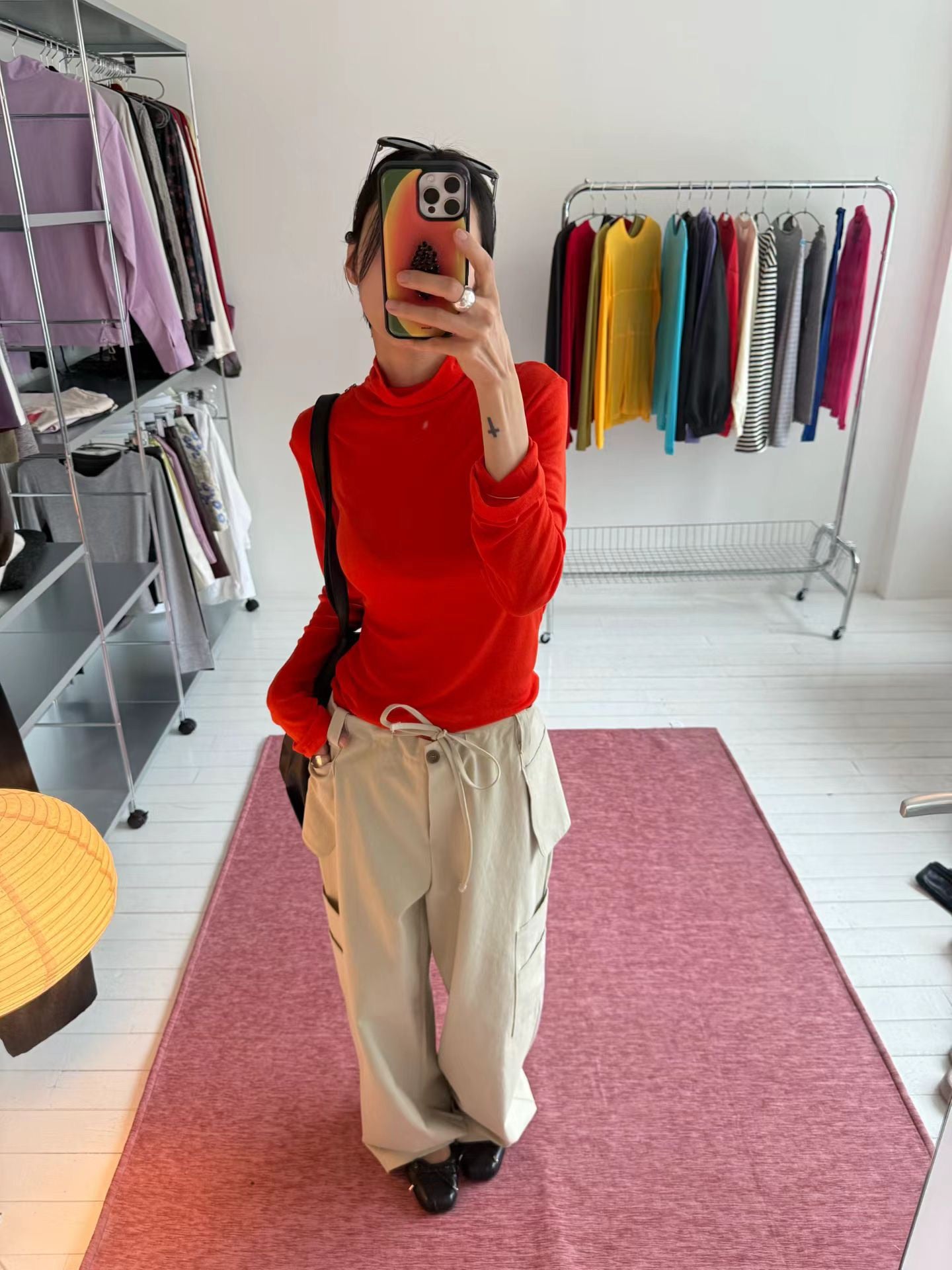 (8/31 收單） eee raulee merino wool half neck long sleeved t shirt