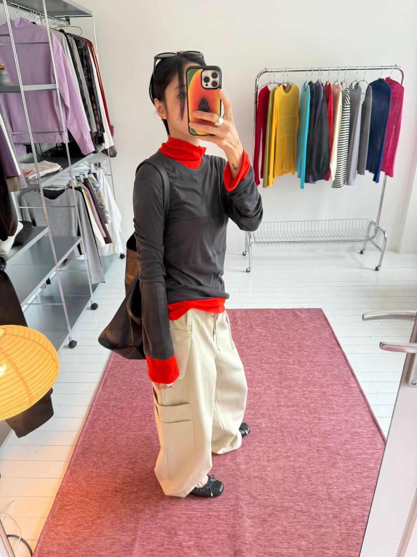 (8/31 收單） eee raulee merino wool half neck long sleeved t shirt