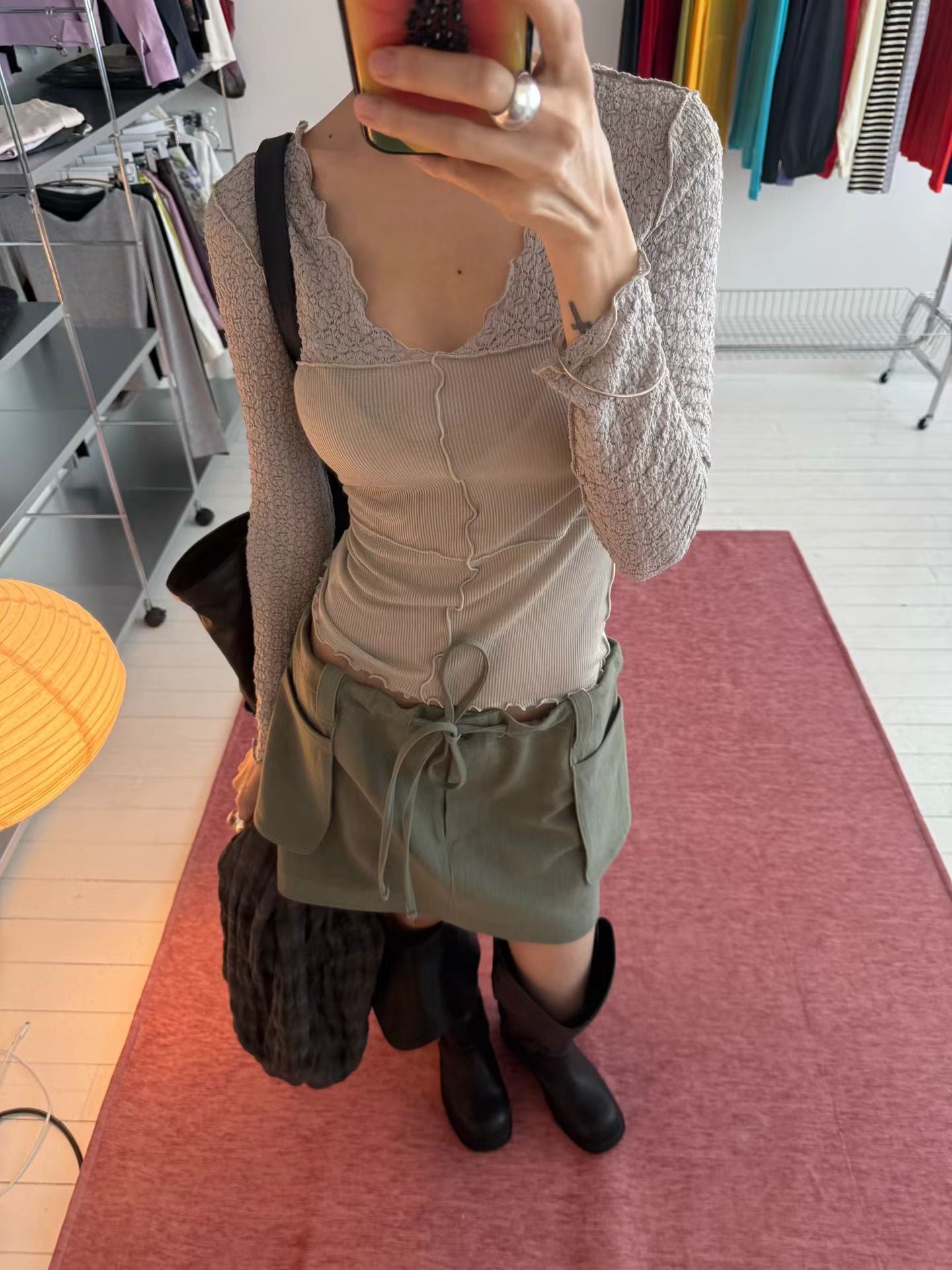 (8/31 收單） eee marly lace long sleeved t