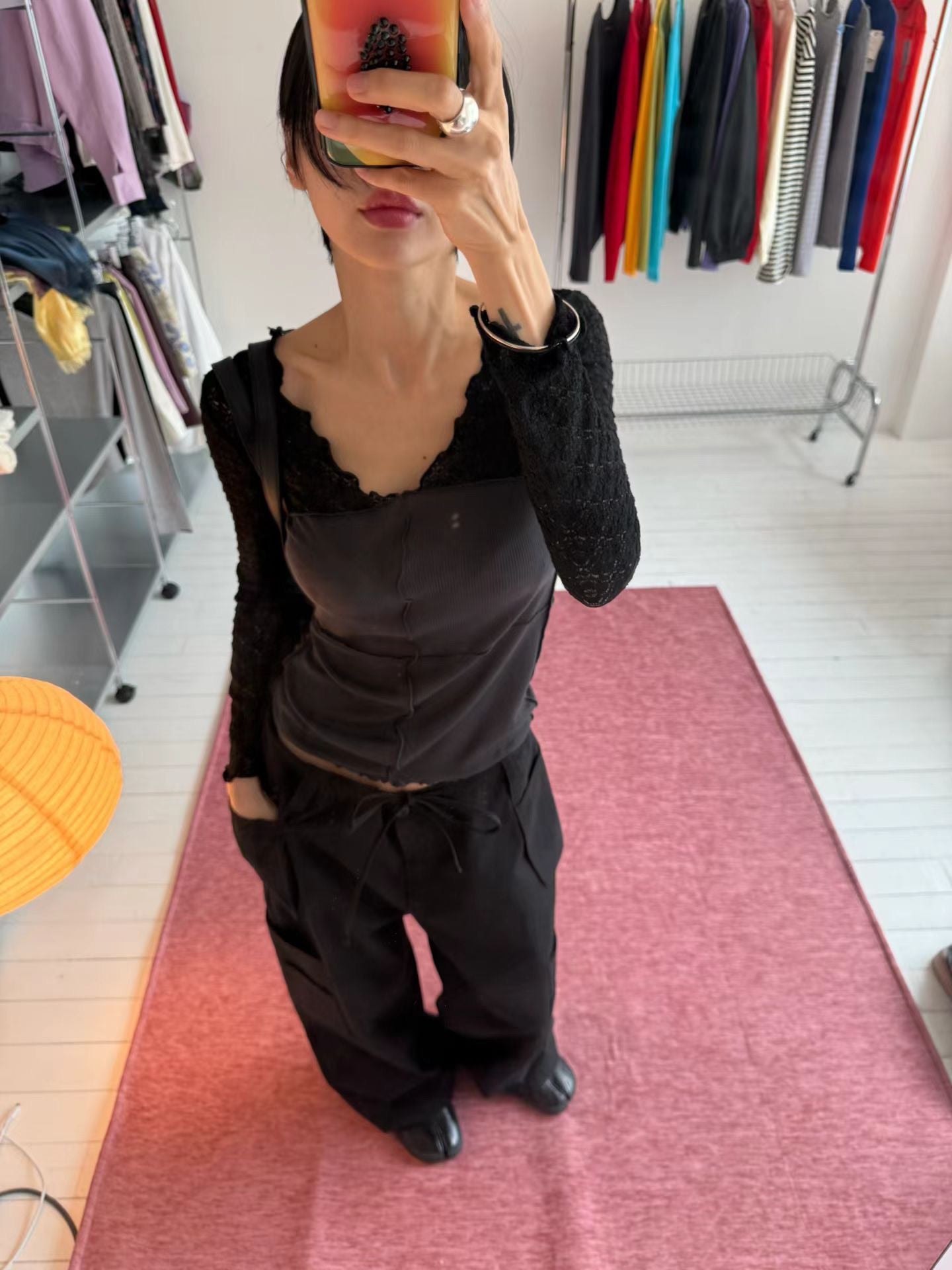 (8/31 收單） eee marly lace long sleeved t
