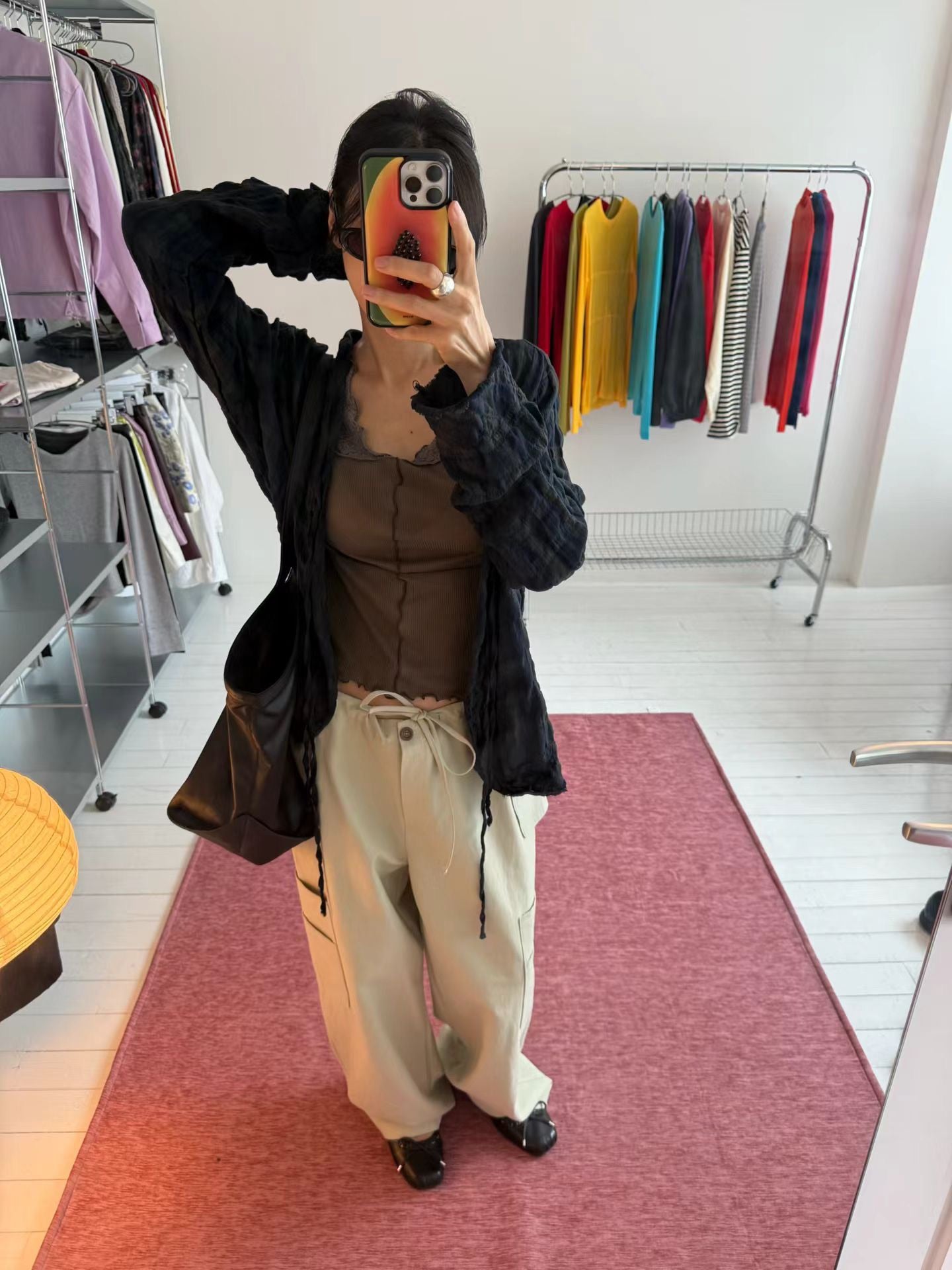 (8/31 收單） eee our time checked cardigan