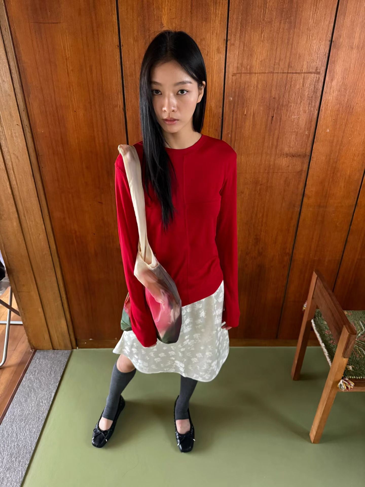(8/31 收單） eee madeleine cross long sleeved t shirt