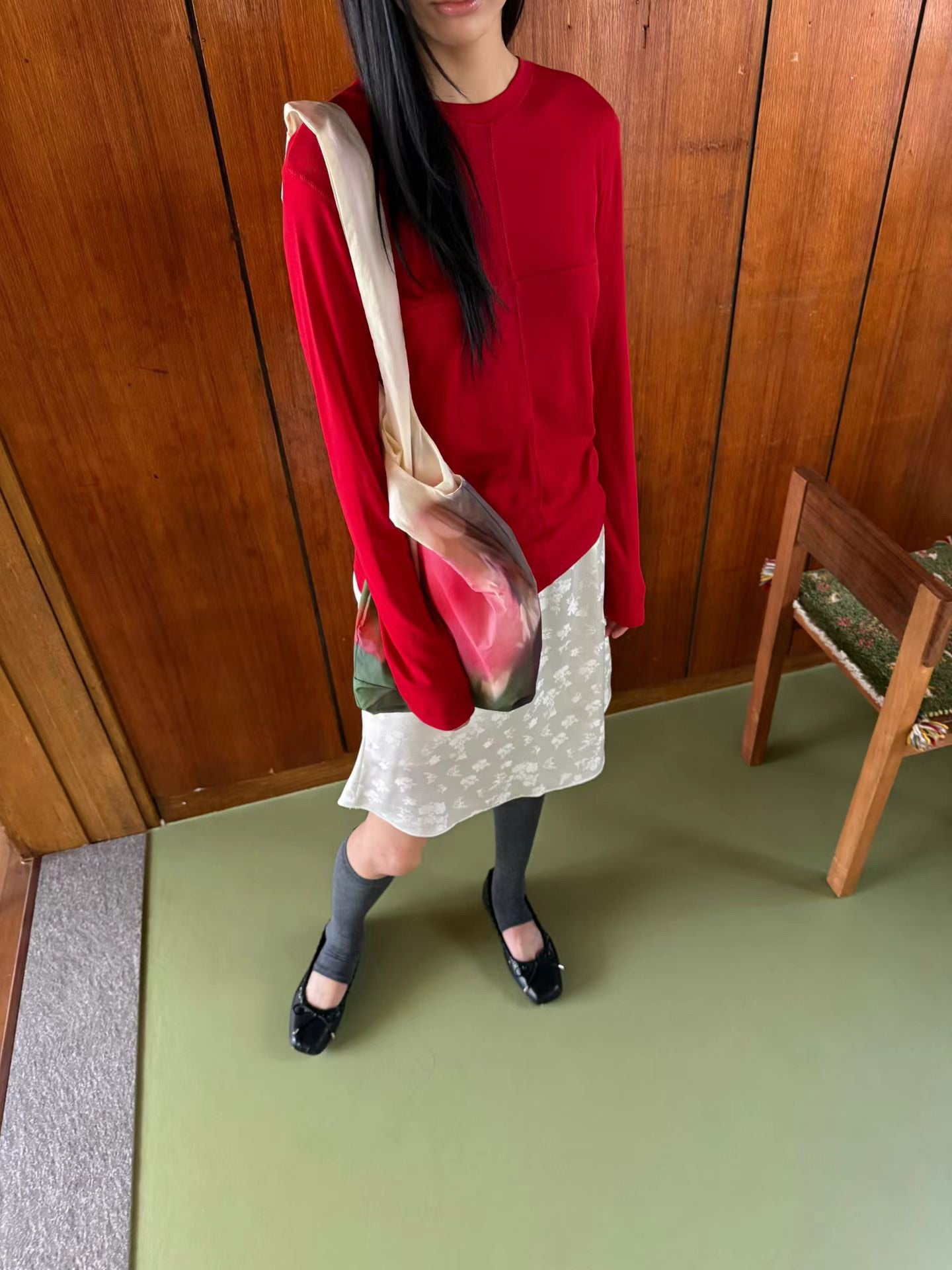 (8/31 收單） eee madeleine cross long sleeved t shirt