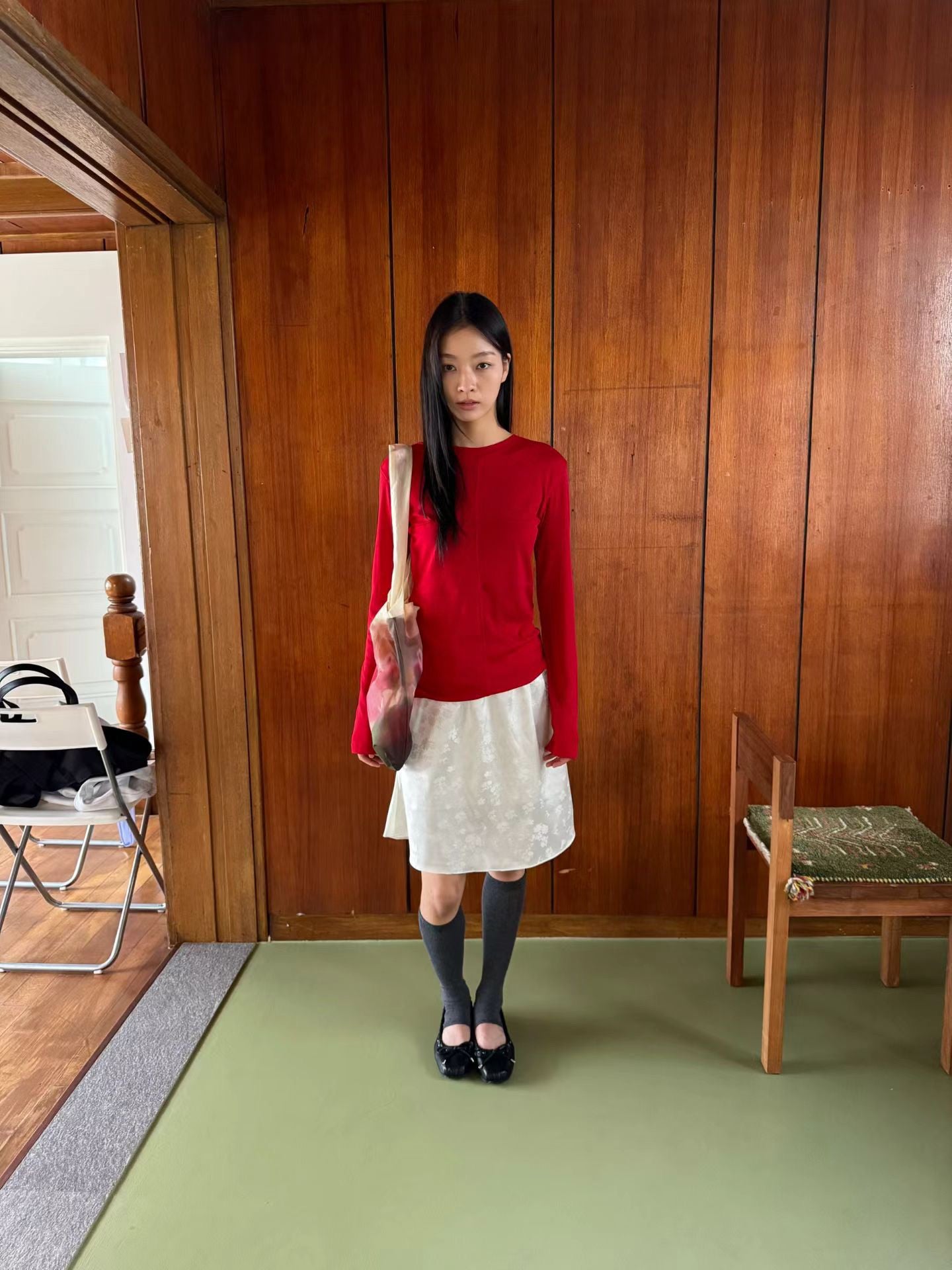 (8/31 收單） eee madeleine cross long sleeved t shirt