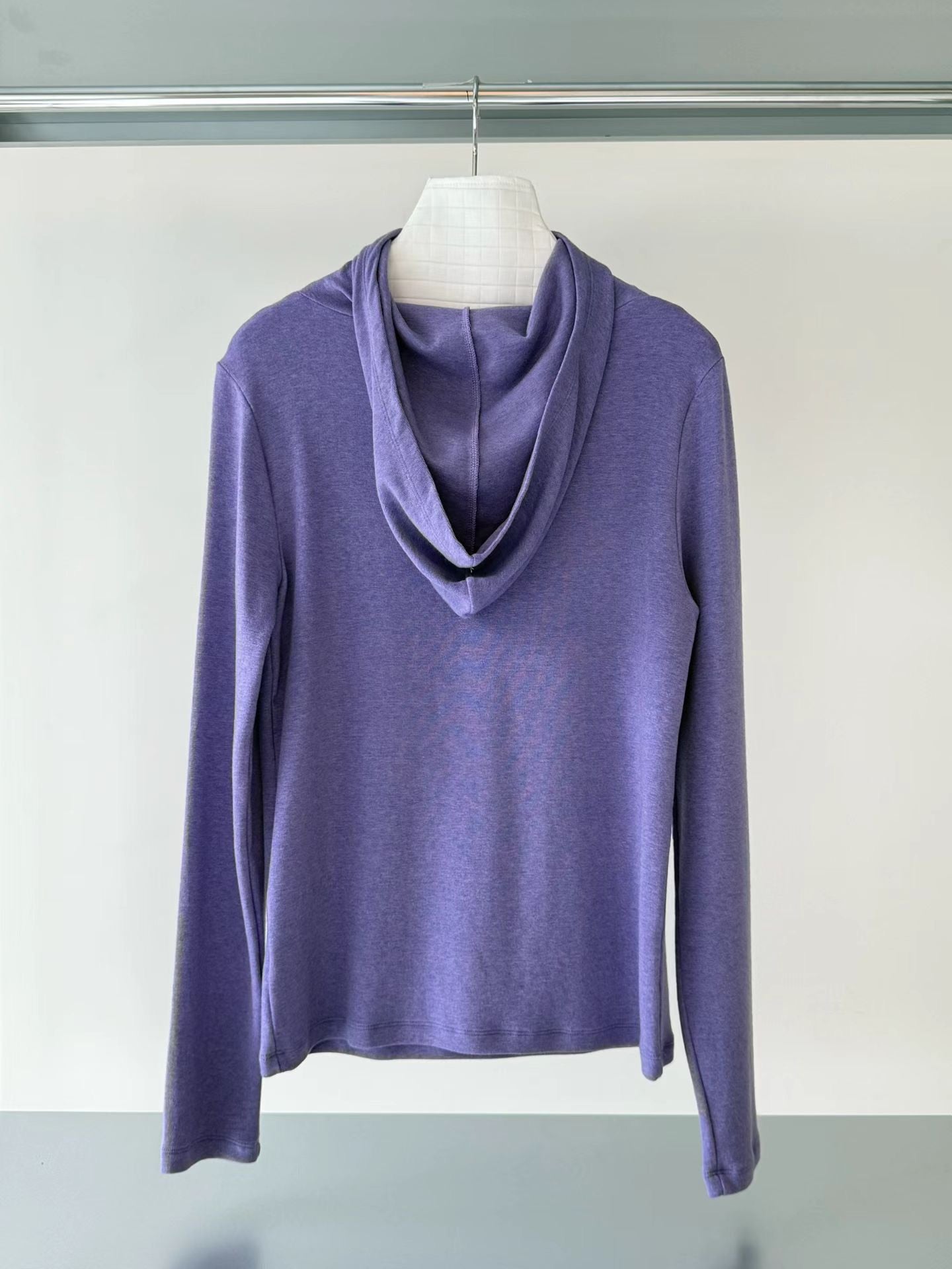(8/31 收單） eee violet wool hood t shirt