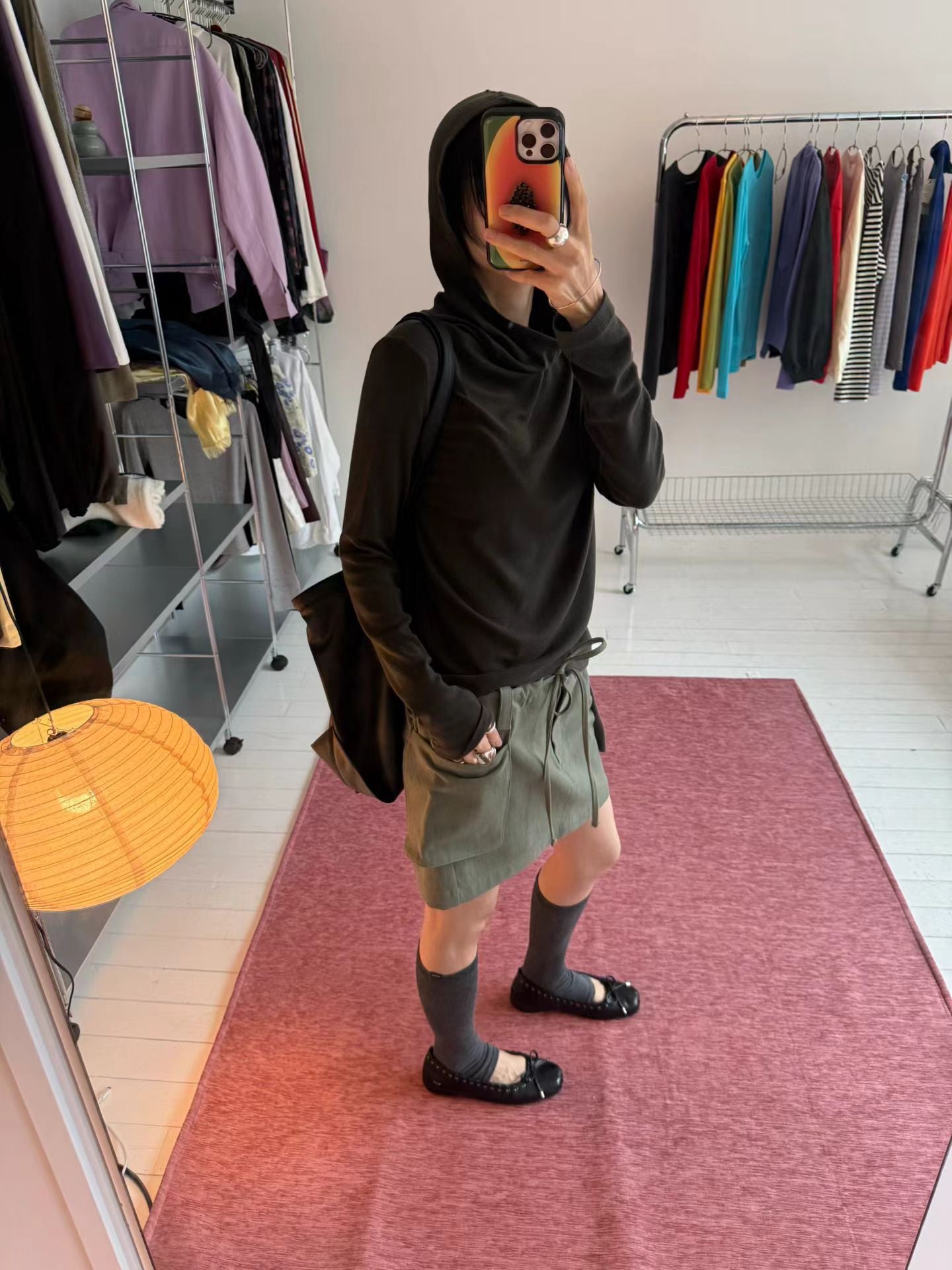 (8/31 收單） eee violet wool hood t shirt