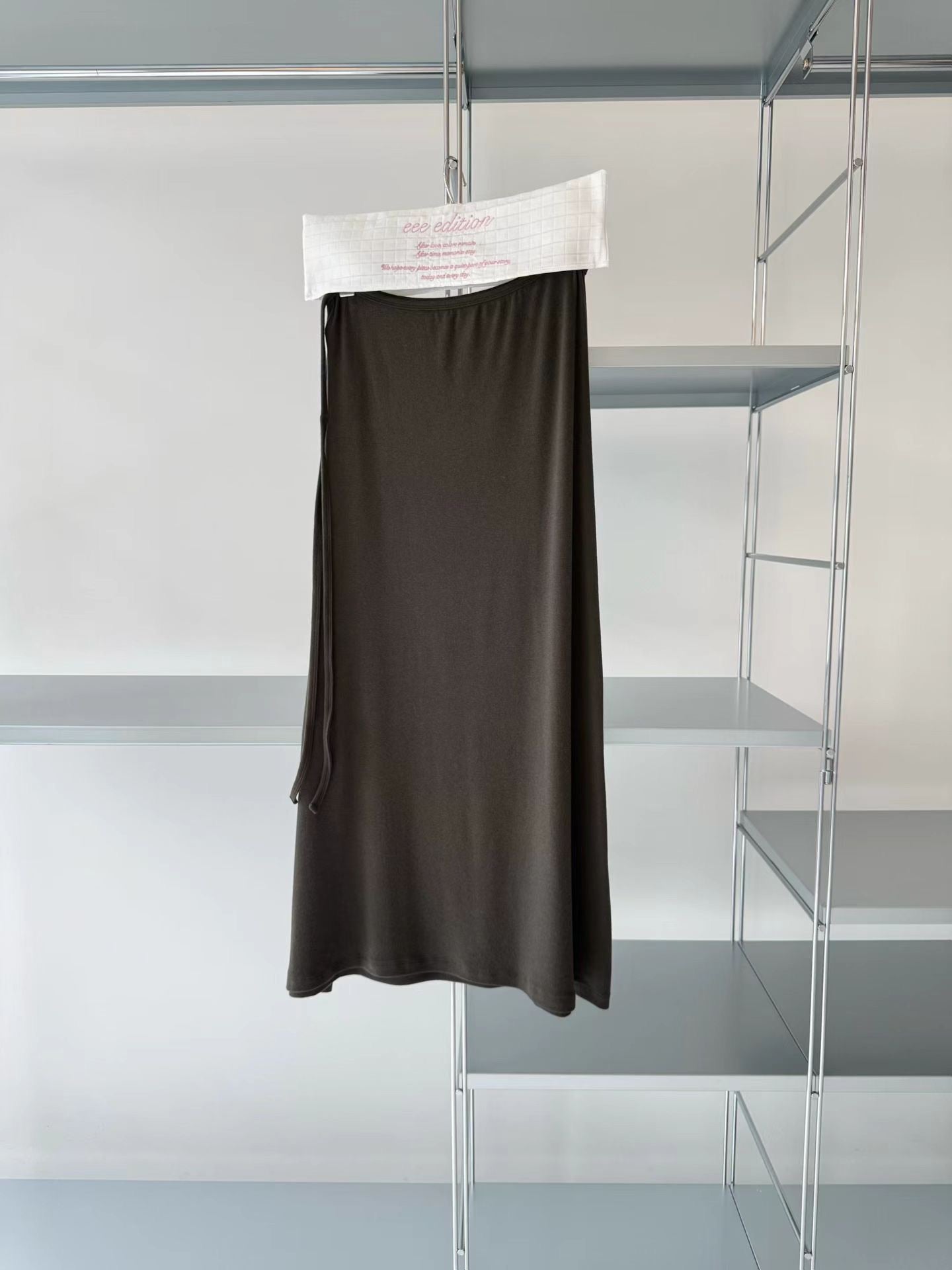 (8/31 收單）eee violet wool long skirt
