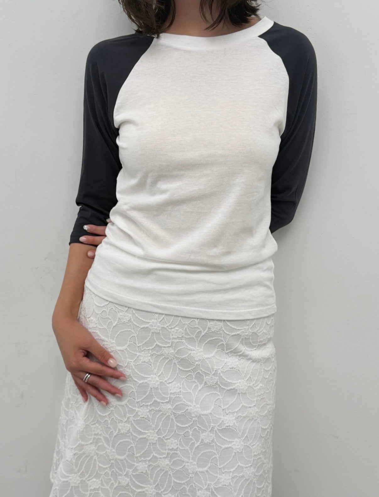 (9/6 收單） Raglan 3/4 Sleeve T-shirt