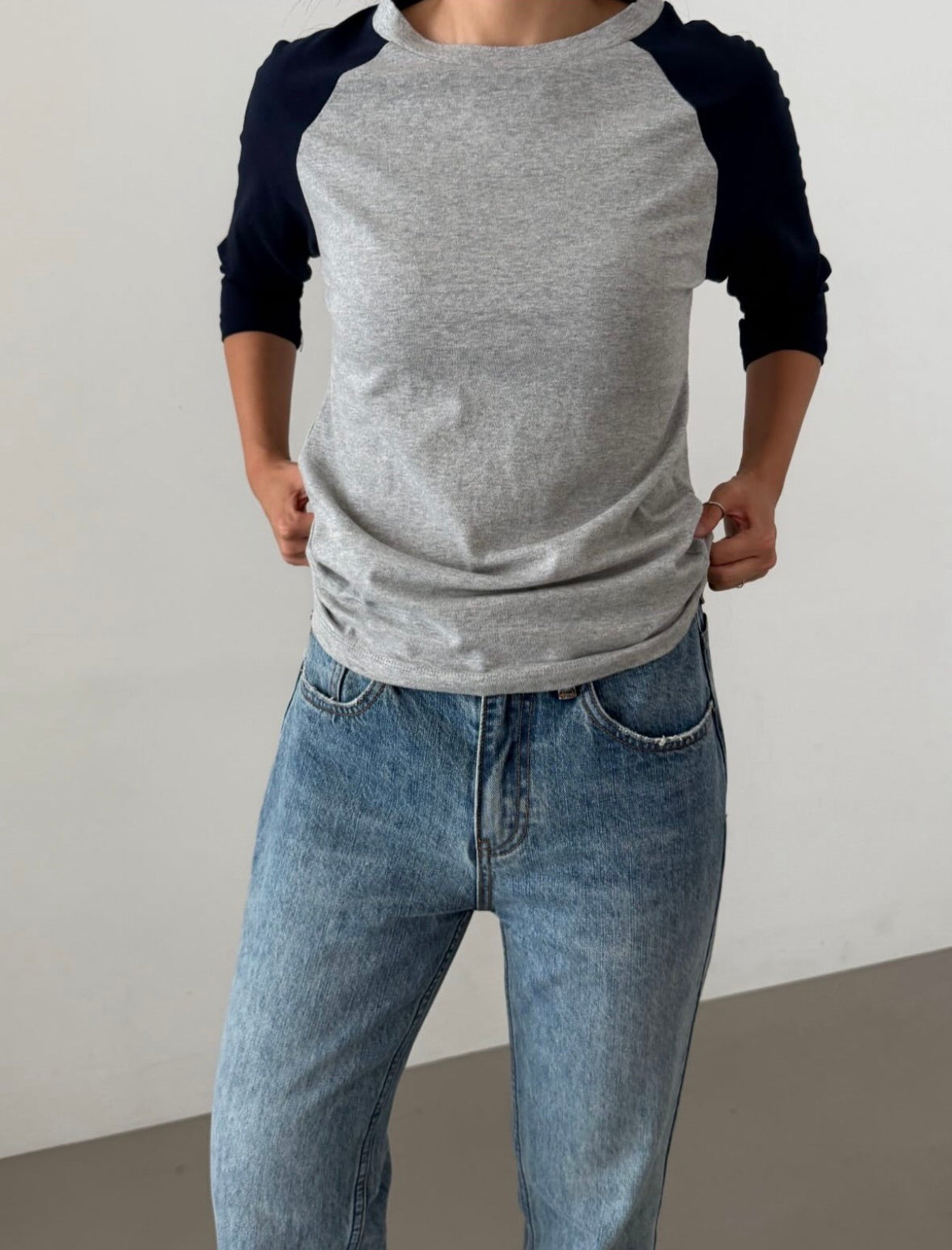 (9/6 收單） Raglan 3/4 Sleeve T-shirt