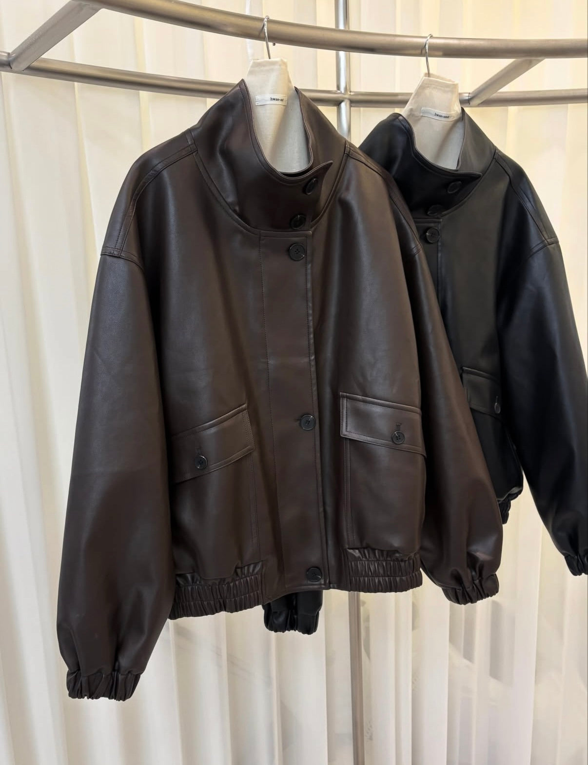 (9/6 收單） Carolyn Leather Blouson