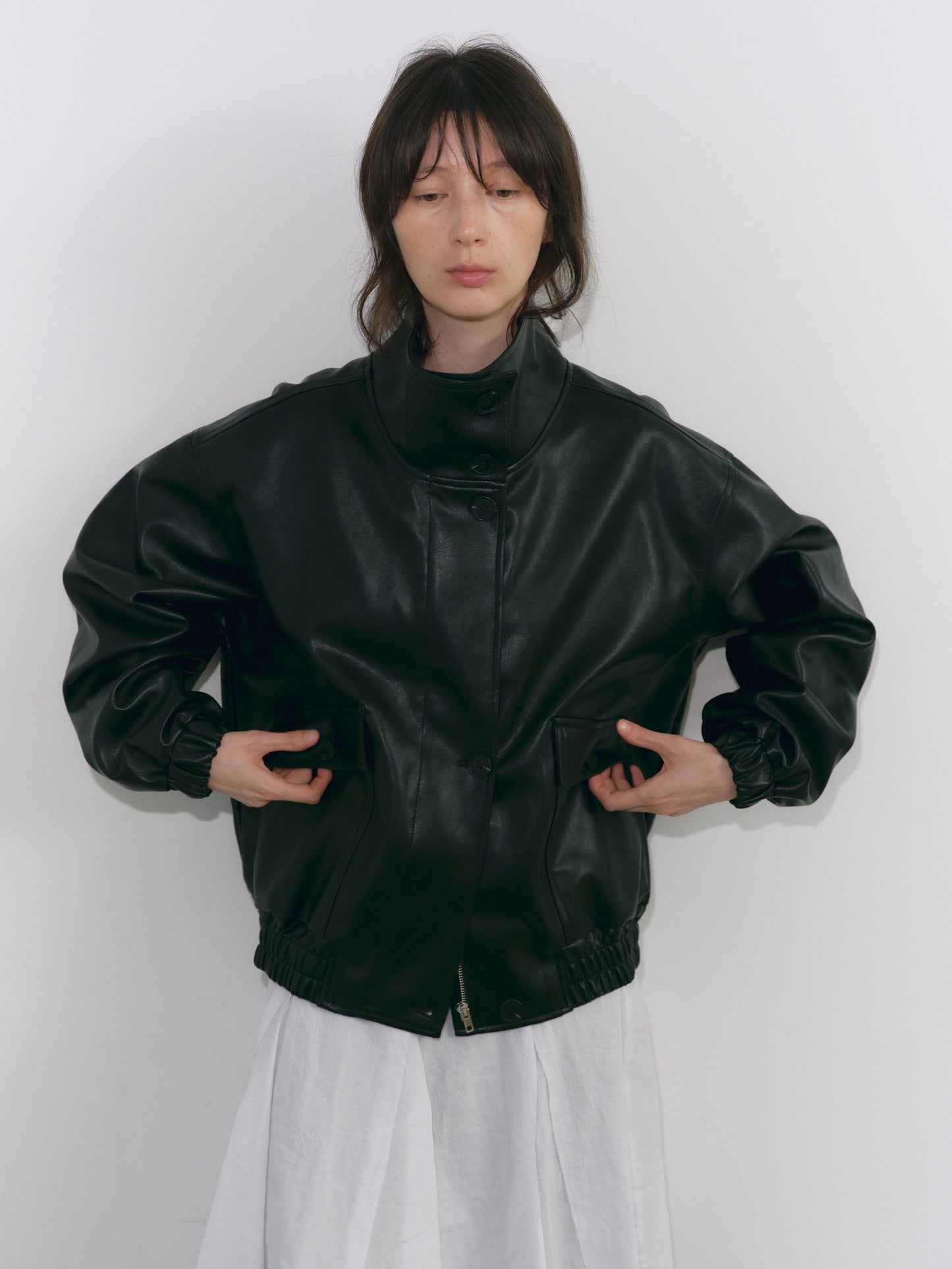 (9/6 收單） Carolyn Leather Blouson