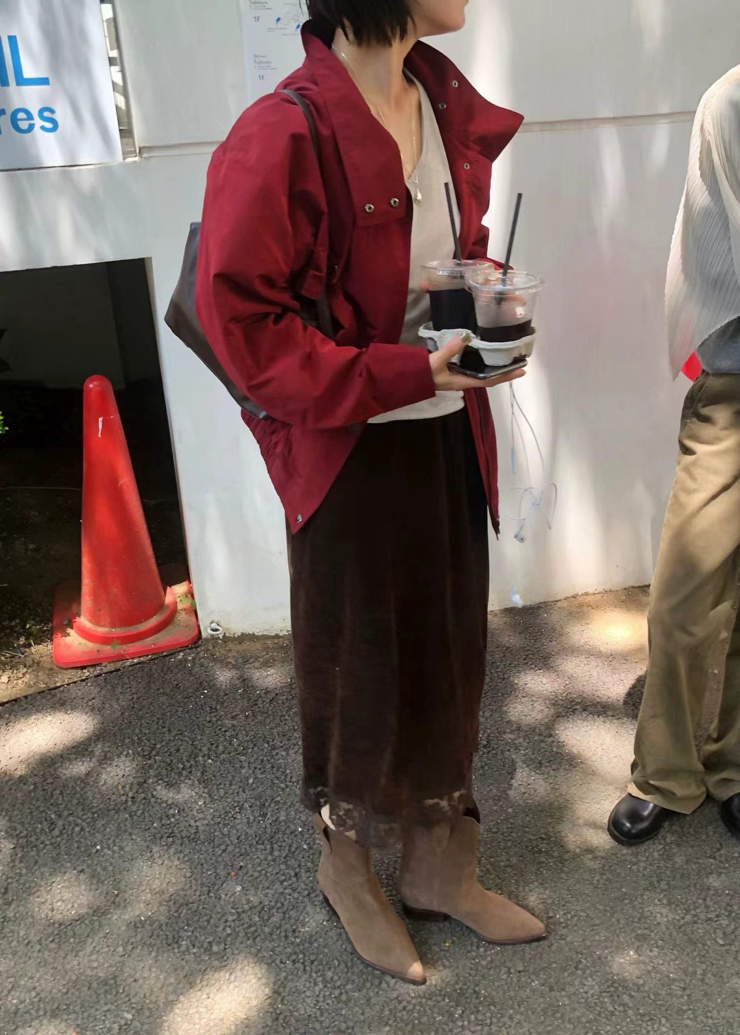 (9/6 收單）口袋寬鬆風衣外套