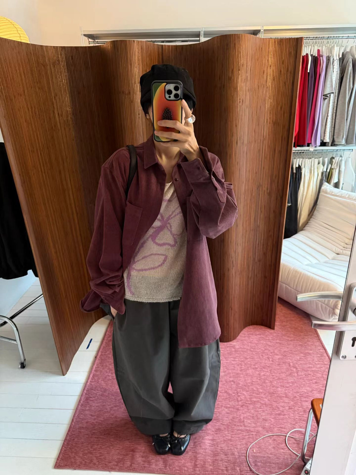 eee lovable workwear shirt jacket.