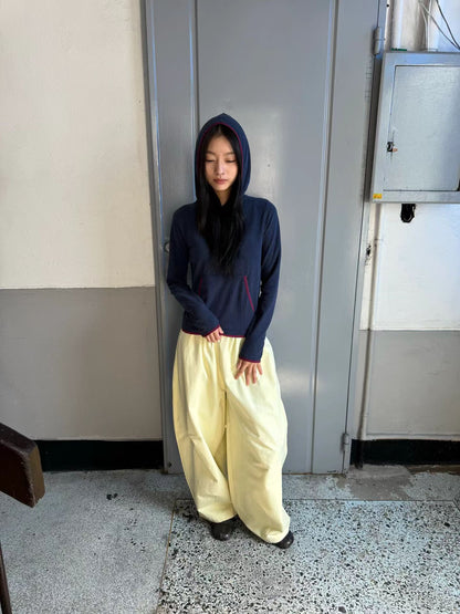 eee lisa waffle fleece hoodie
