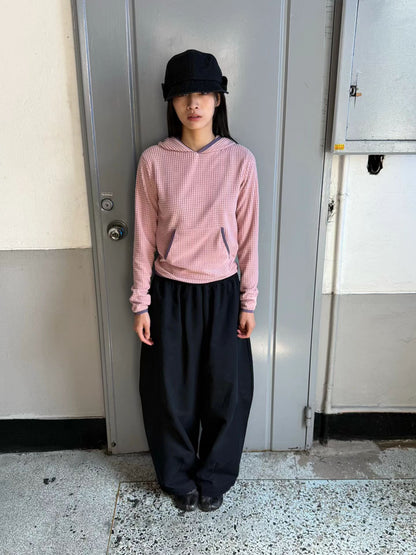 eee lisa waffle fleece hoodie