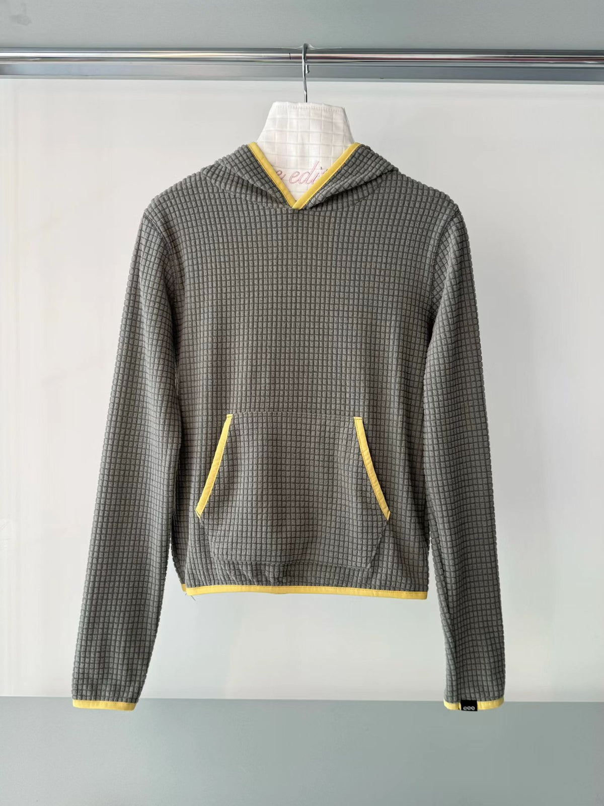 eee lisa waffle fleece hoodie