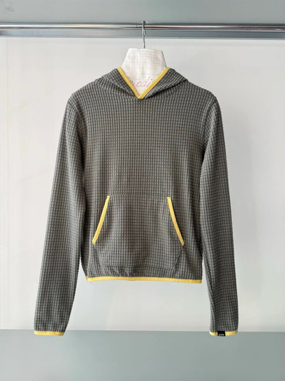 eee lisa waffle fleece hoodie