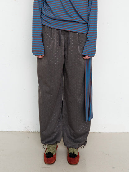 FUN FROM FUN Shadow Dot Wide Pants, Charcoal
