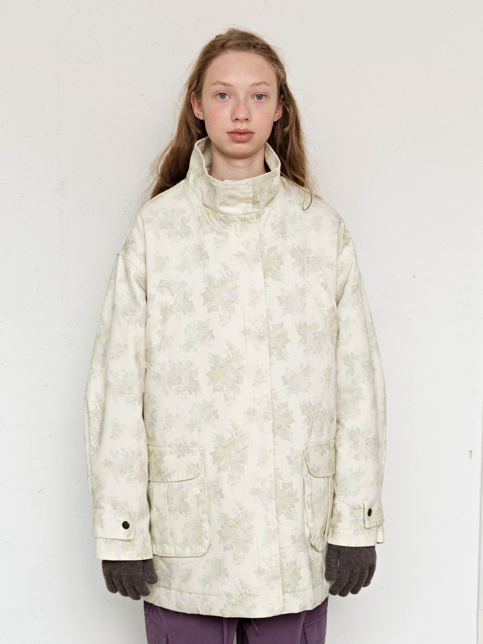 FUN FROM FUN Floral Wallpaper Jumper, Beige