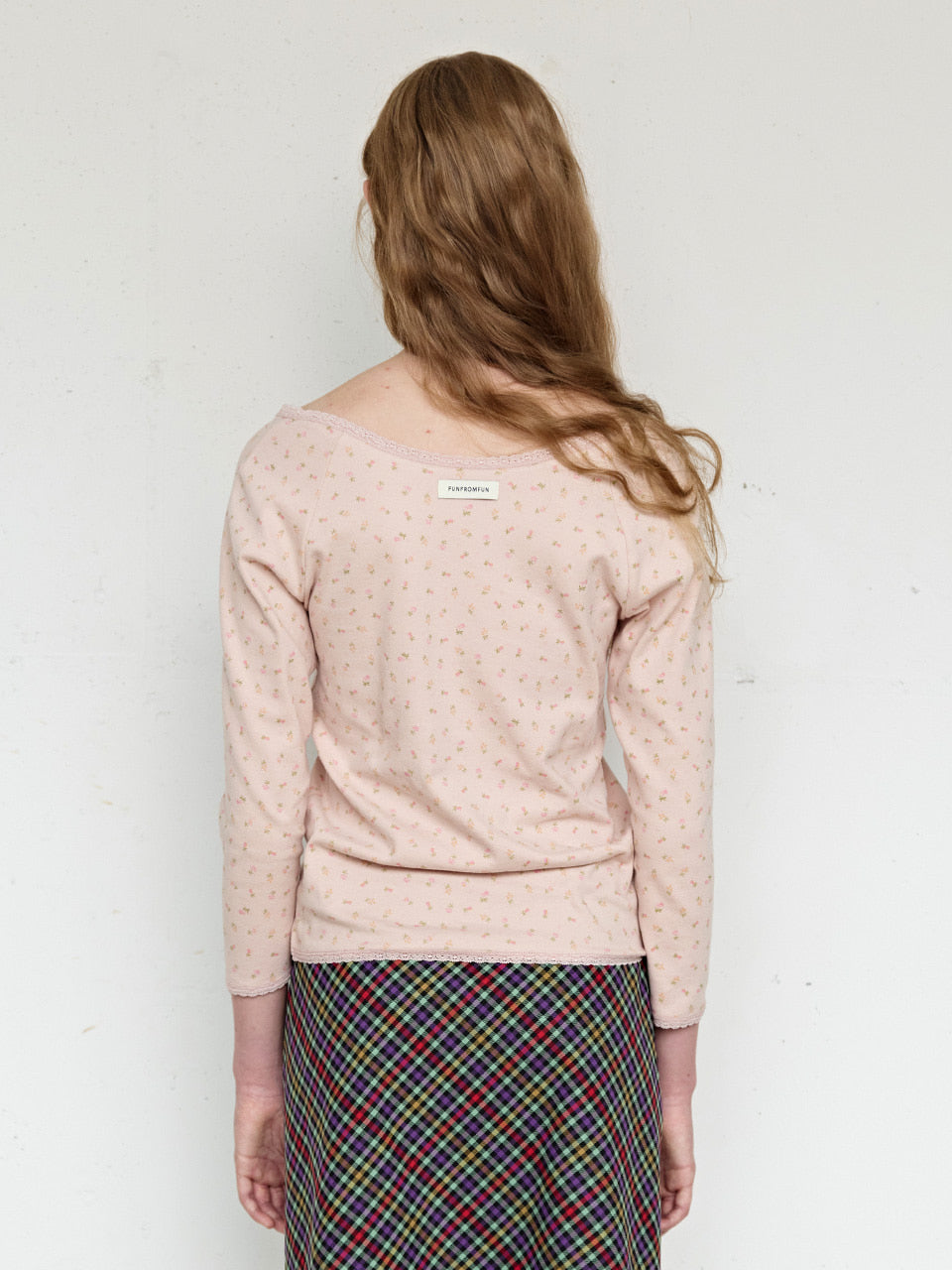 FUN FROM FUN Soft Flower Tee, Pink