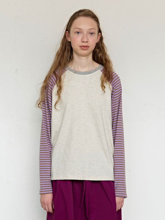 FUN FROM FUN Everyday Raglan Tee, Oatmeal