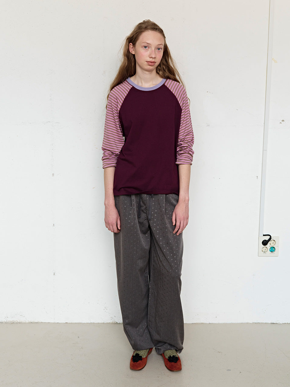 FUN FROM FUN Everyday Raglan Tee, Aubergine