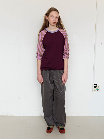 FUN FROM FUN Everyday Raglan Tee, Aubergine